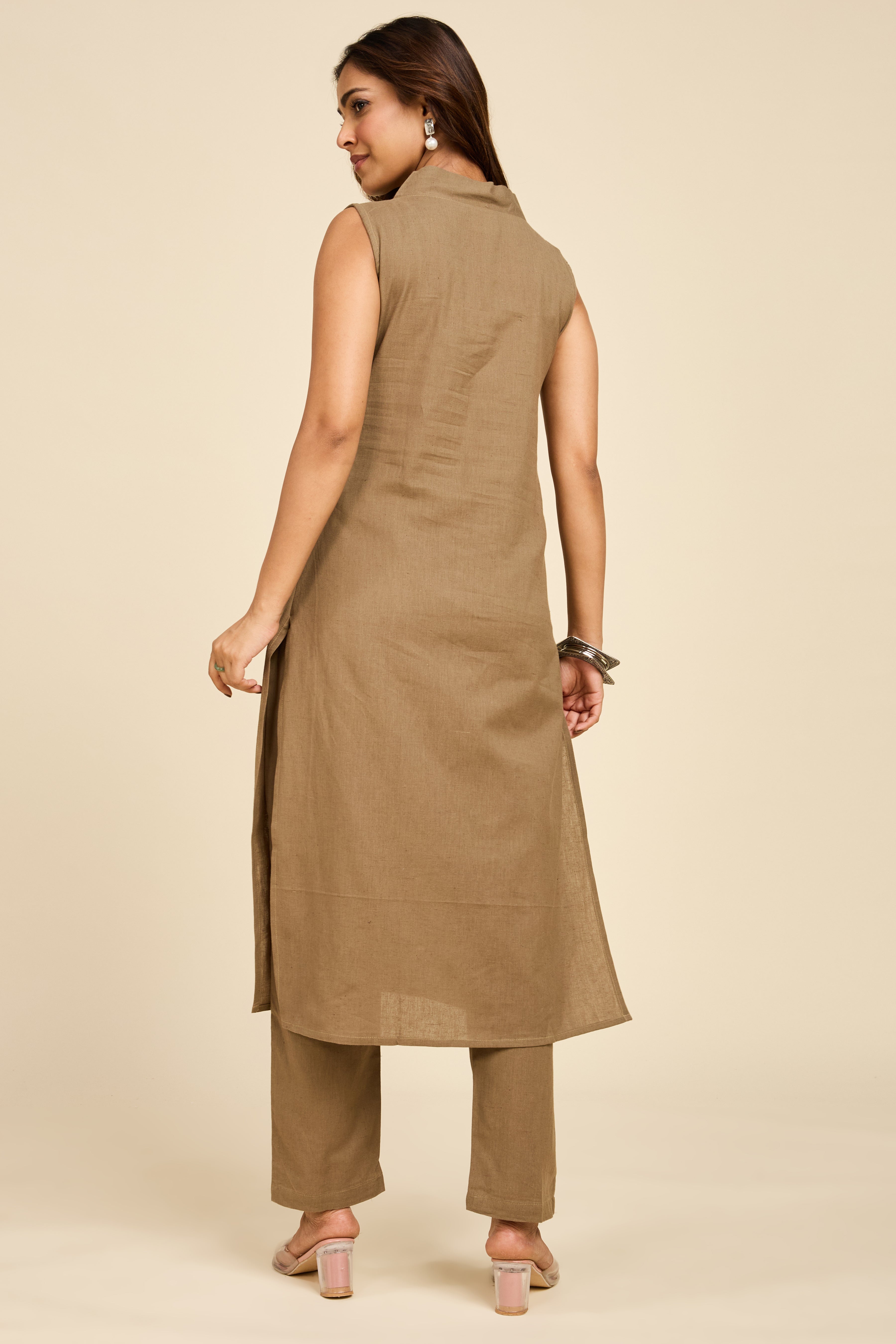 Alaya Select Olive Detail Co-ord Set