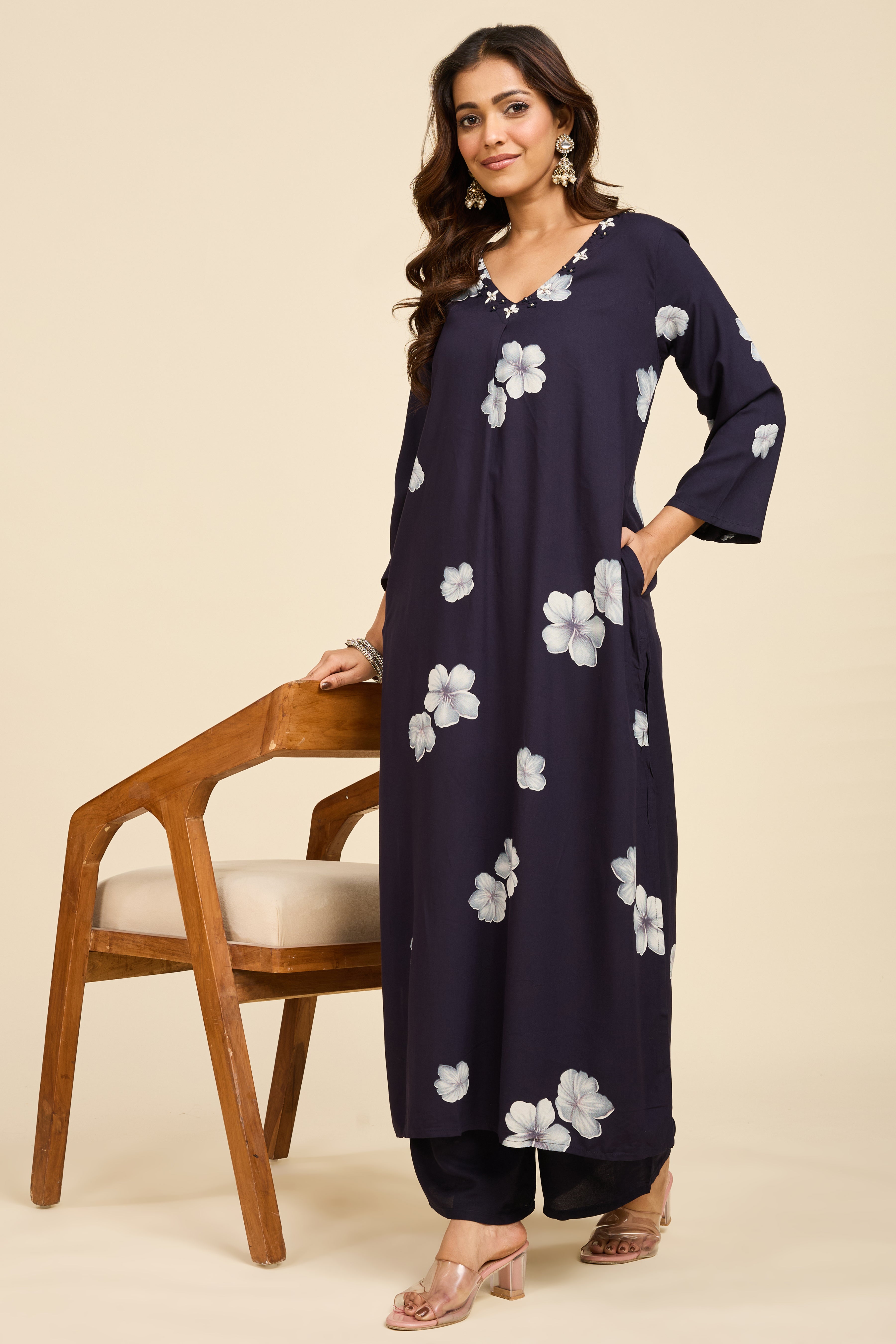 Alaya Select Midnight Pakistani Kurta Set