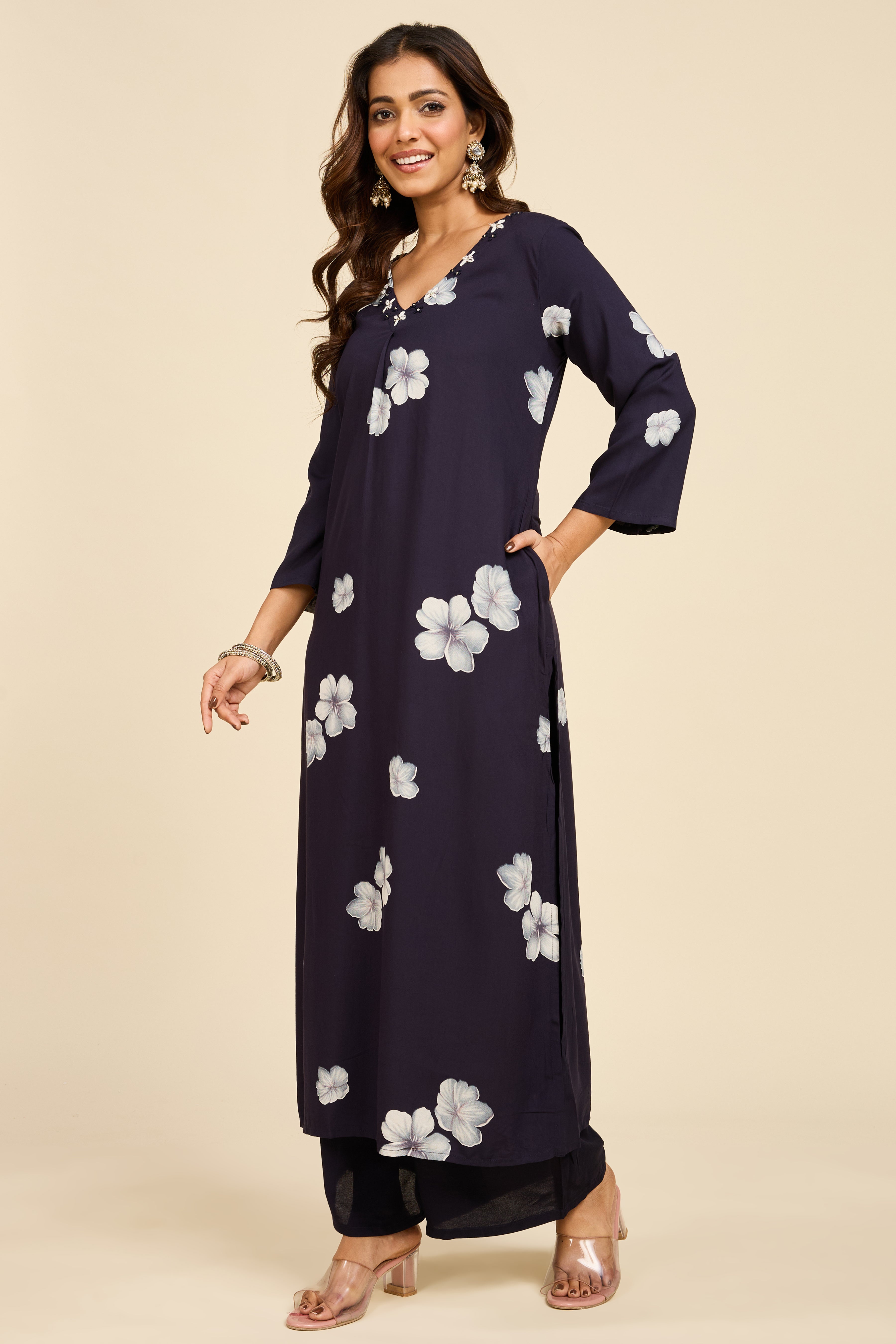 Alaya Select Midnight Pakistani Kurta Set
