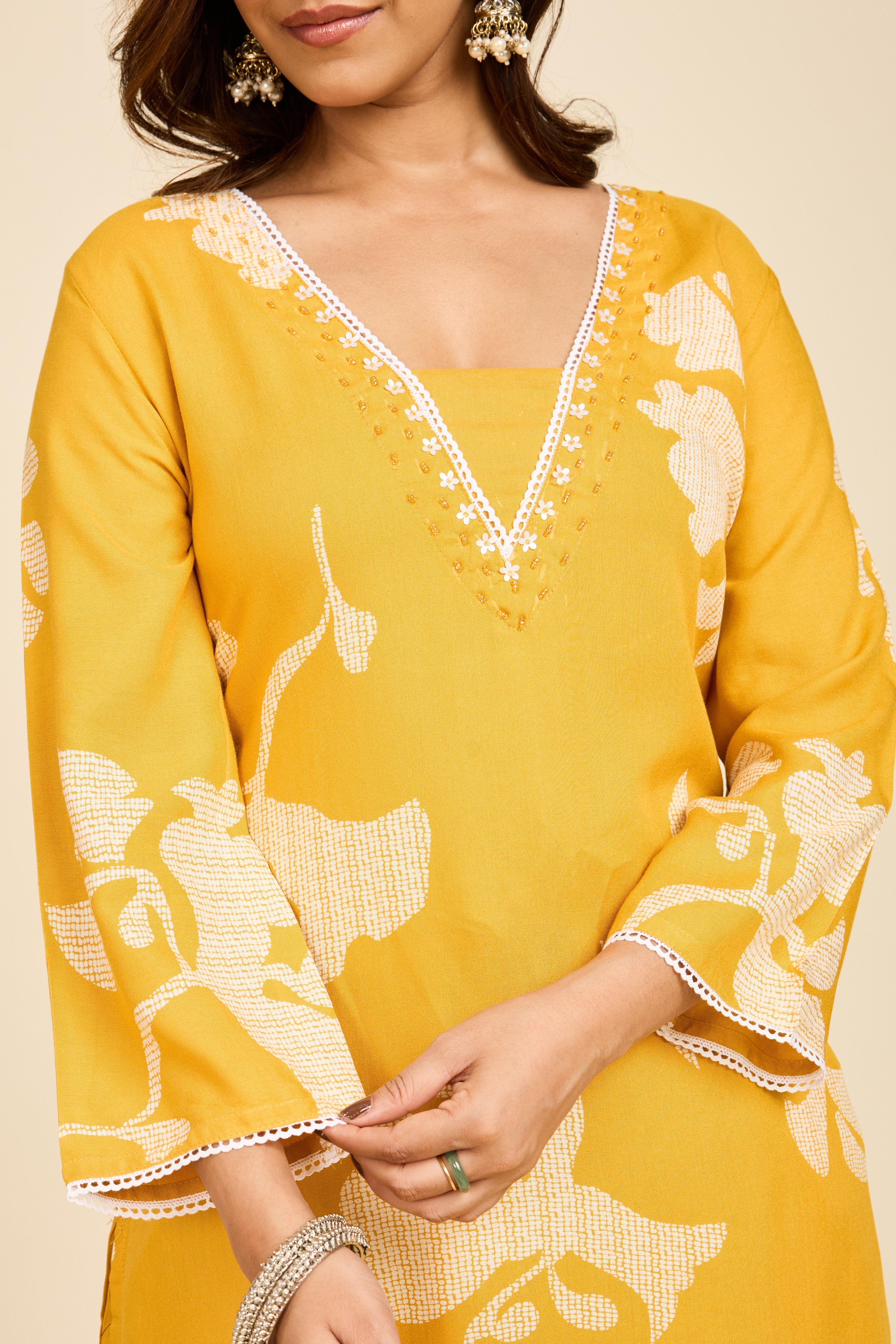 Alaya Select Marigold Kurta Set