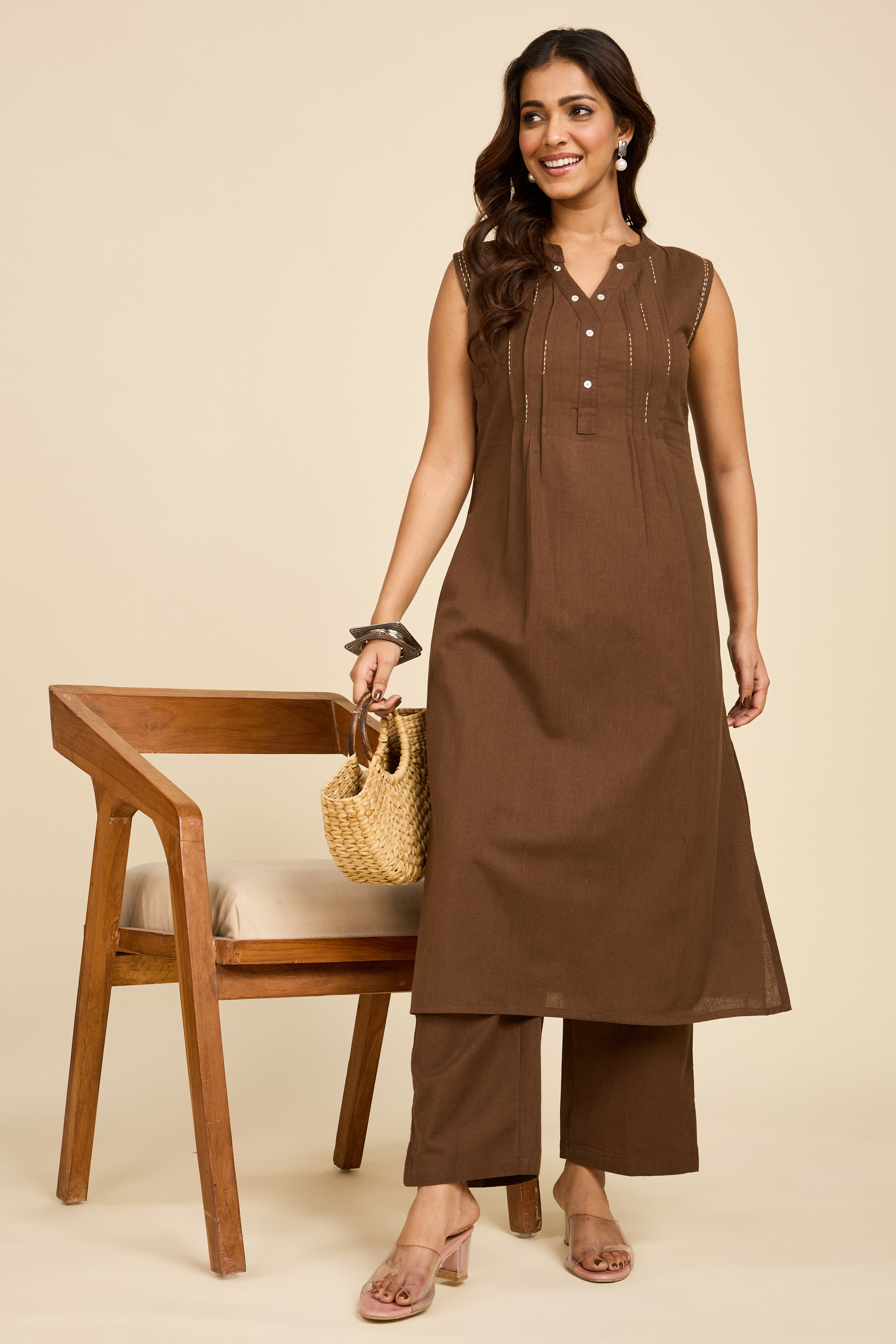 Alaya Select Mocha Co-ord Set