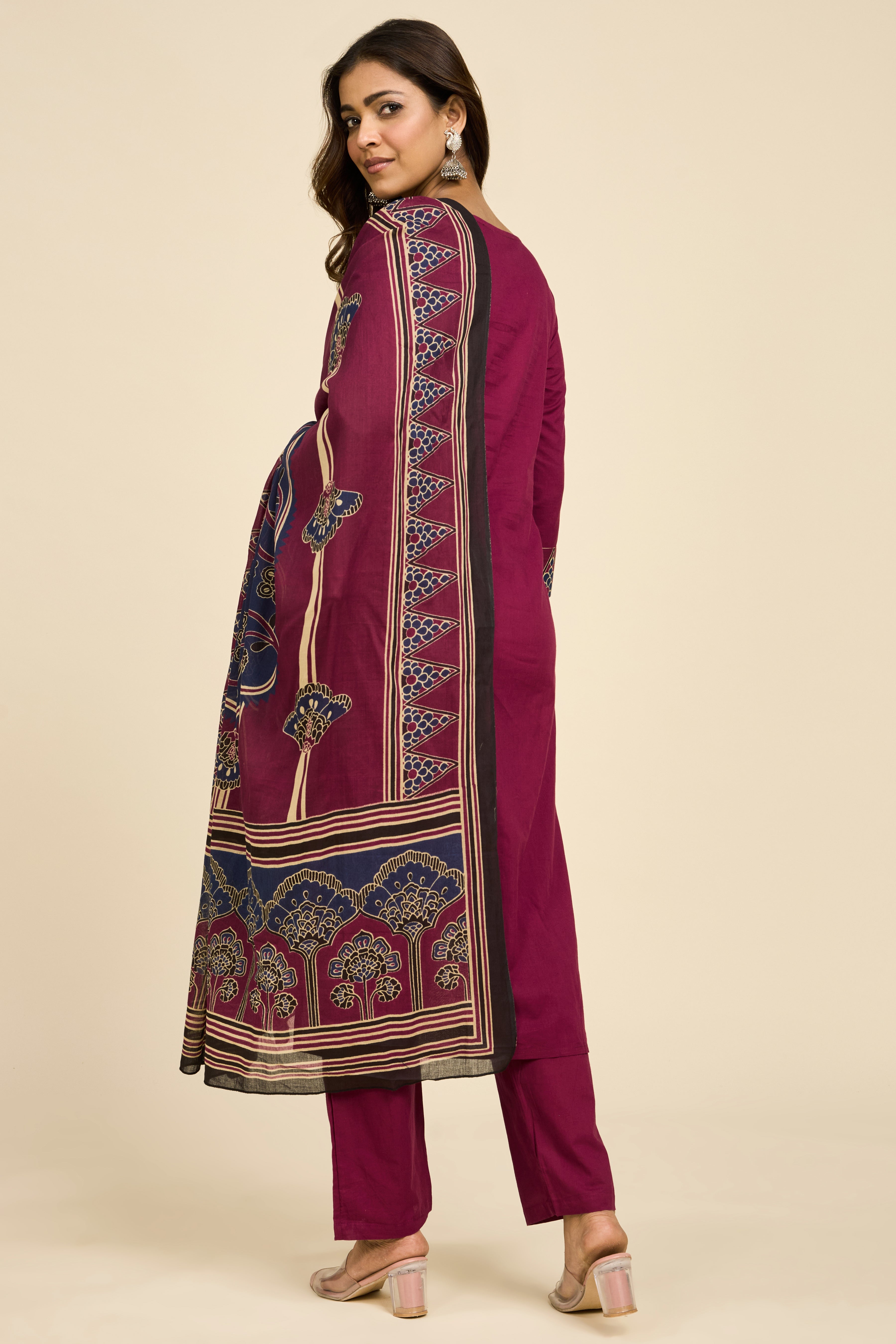 Alaya Select Wine Heritage Kurta Set