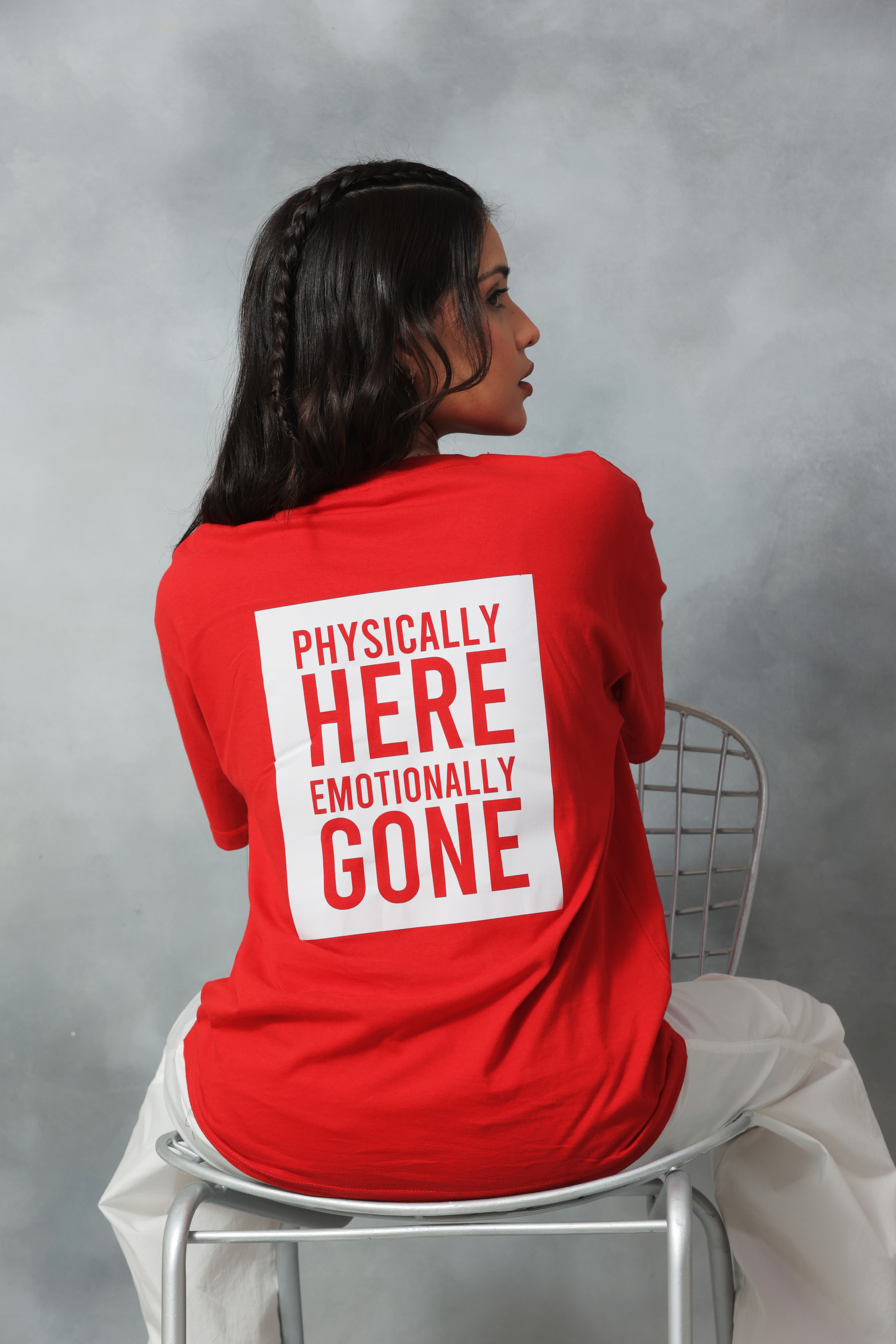 Physically Here, Emotionally Gone Oversized Tee