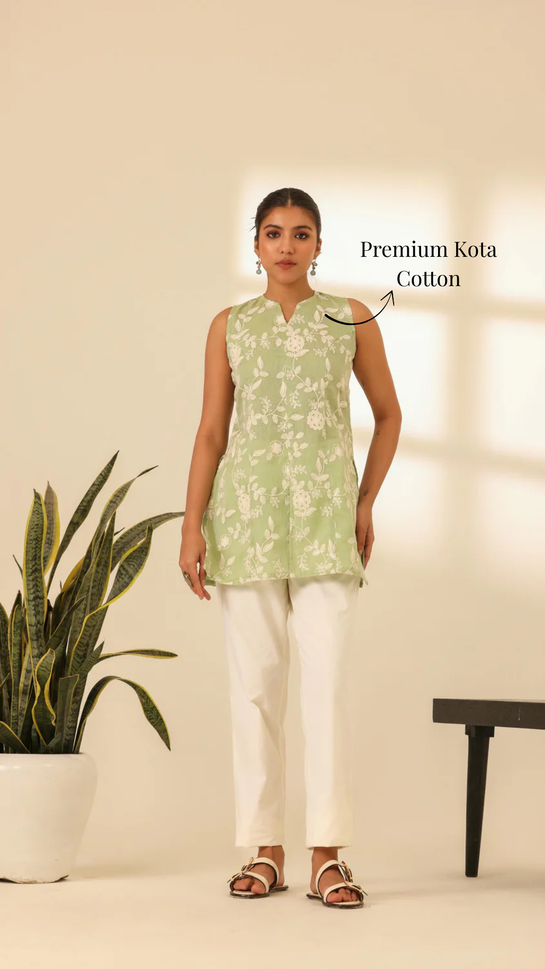 Rangrez Green Embroidered Kurta Set