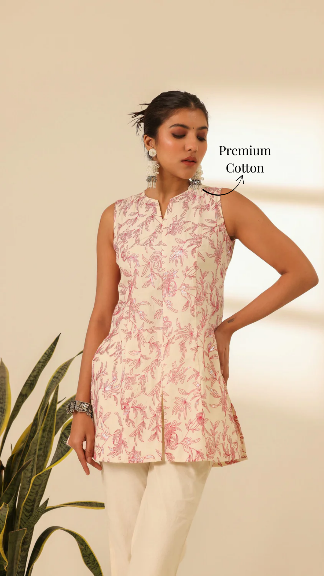 Rangrez Fuchsia Glow Embroidered Kurta Set
