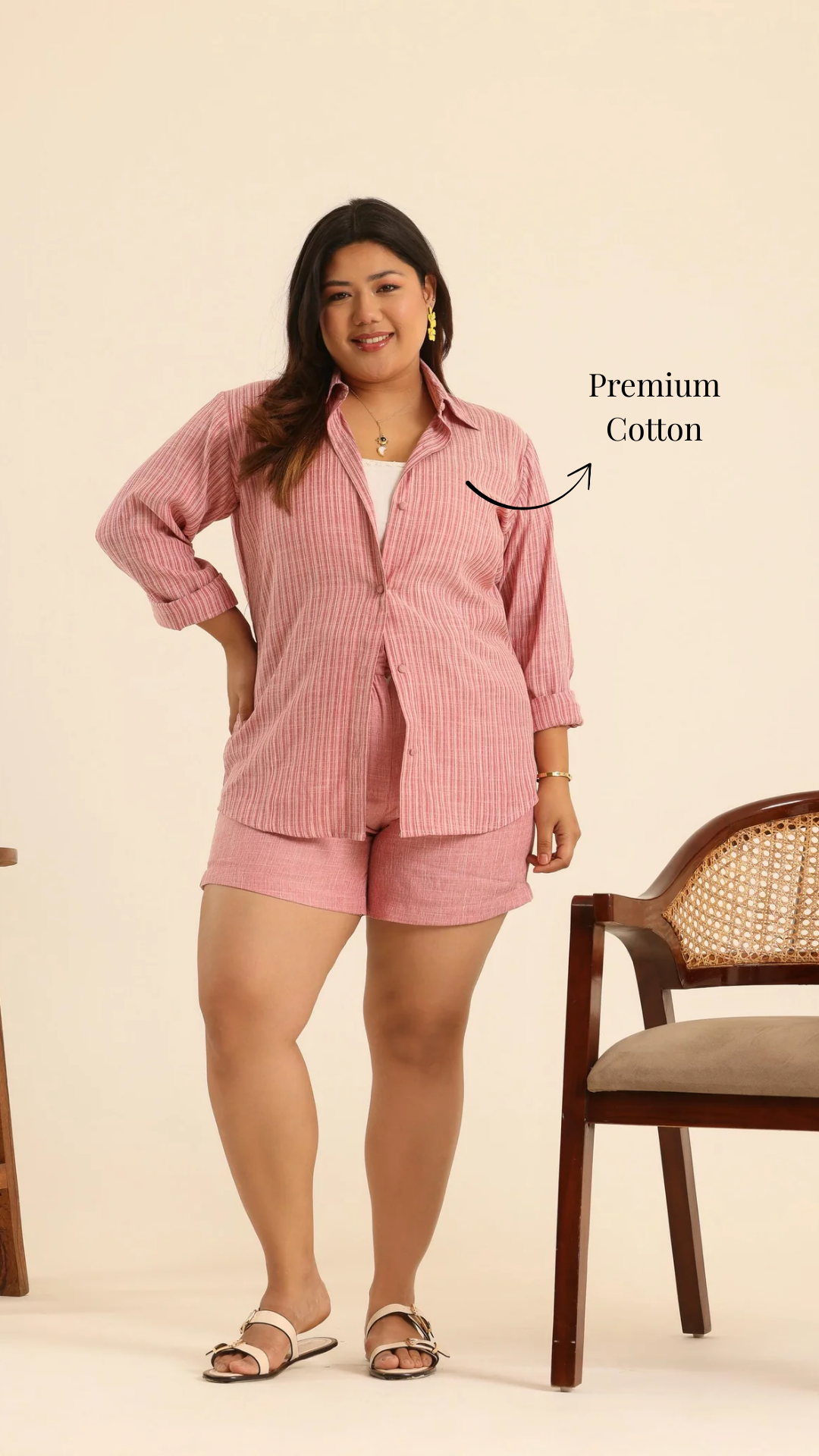 Rangrez Coral Charm Shirt And Shorts Set
