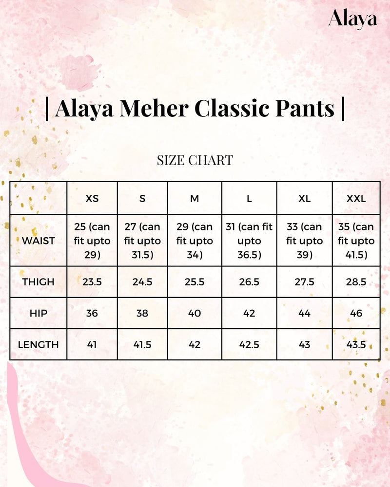 Alaya Meher Ivory Cotton Pants