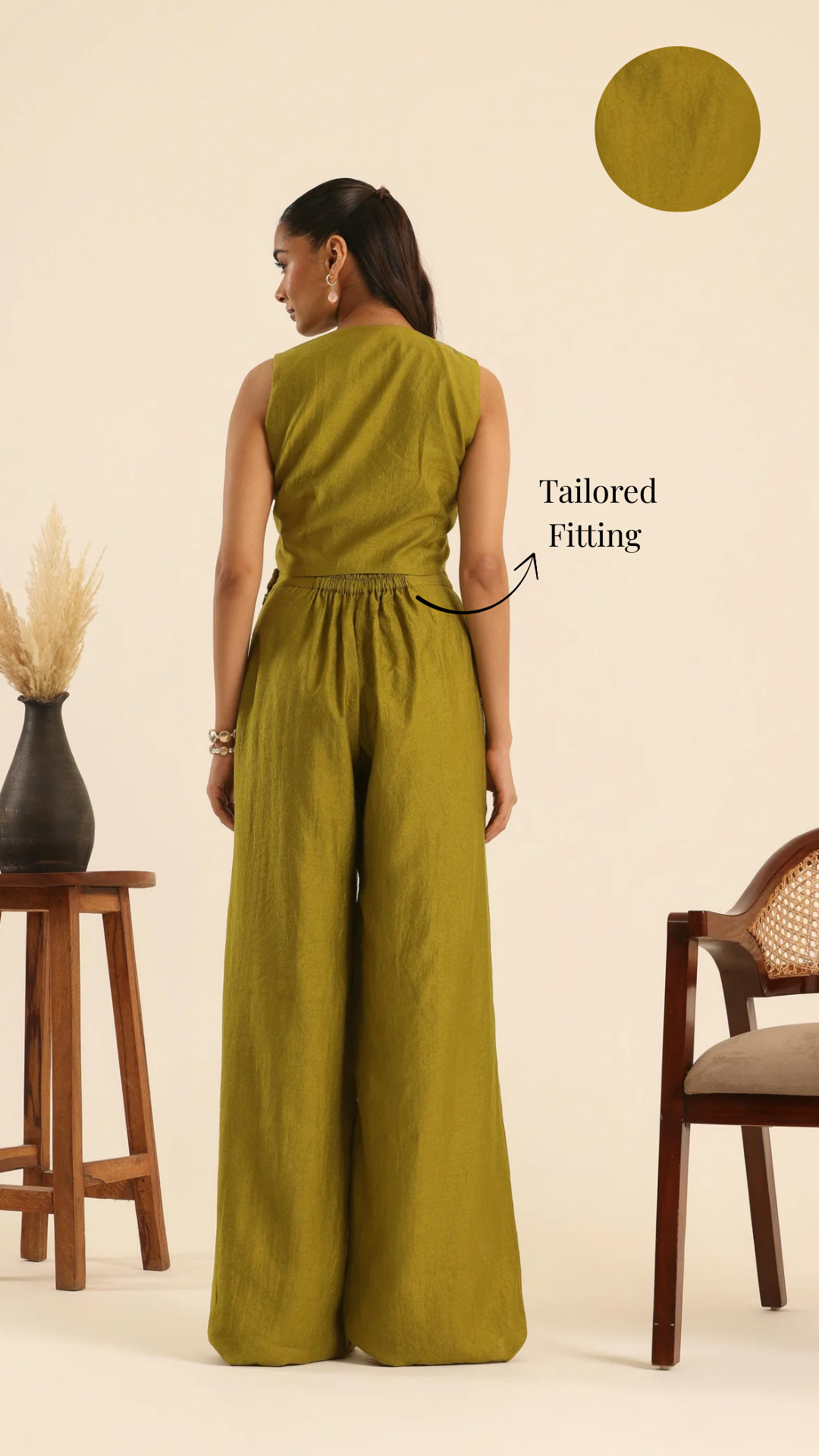 Rangrez Olive Power Aura Set