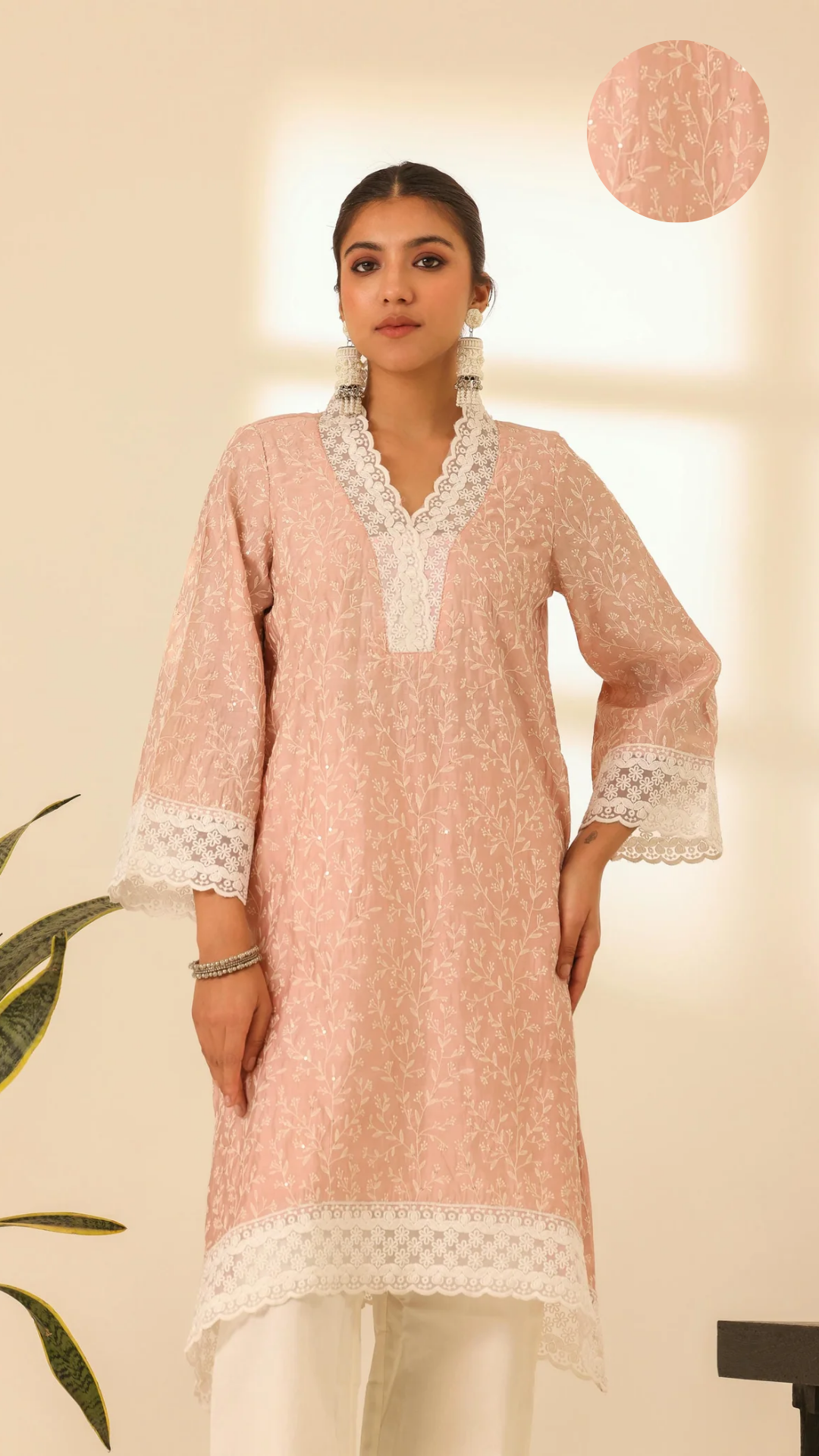Rangrez Petal Pink Desi Tilt Kurta Set