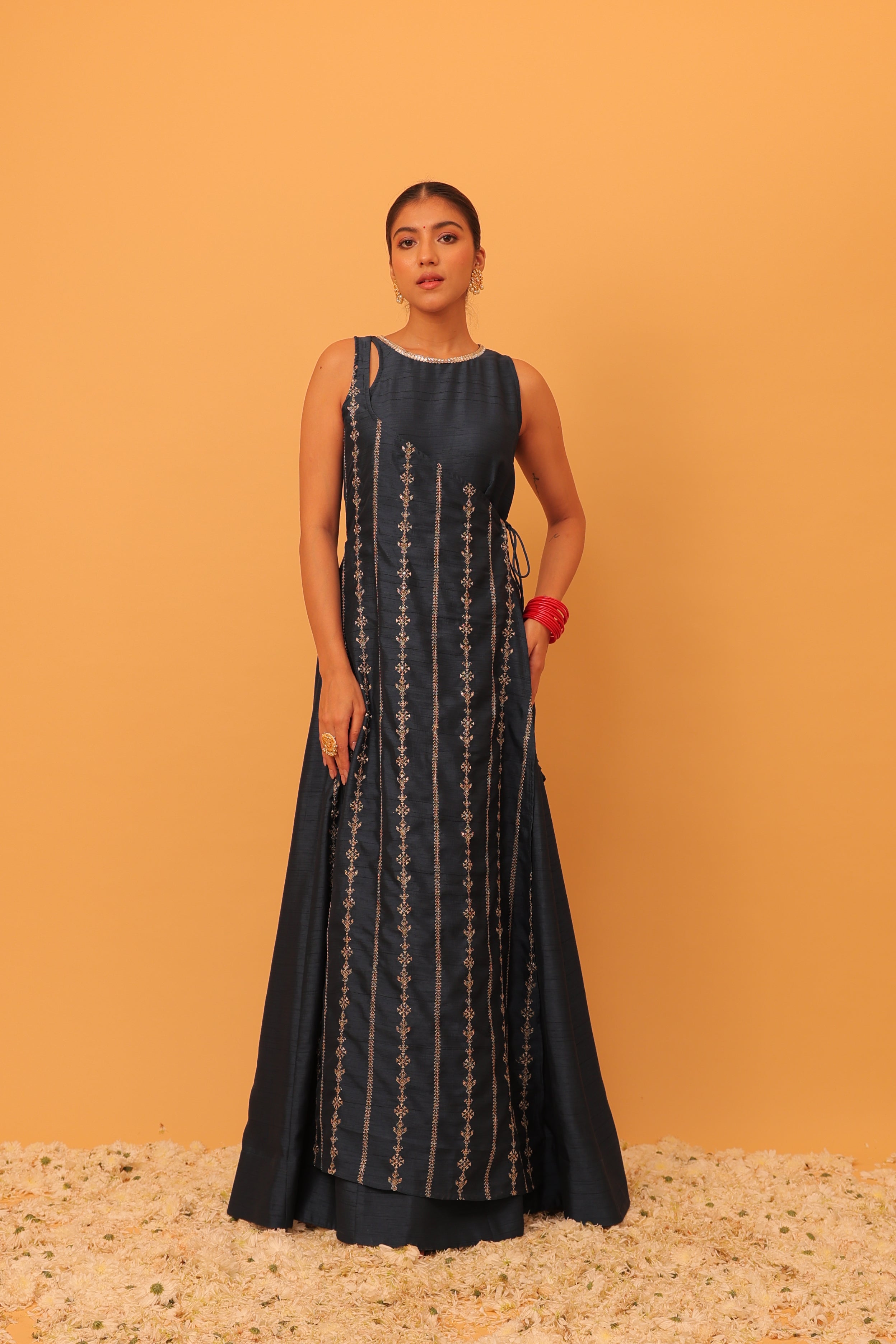 Alaya Mehfil Navy Blue Anarkali