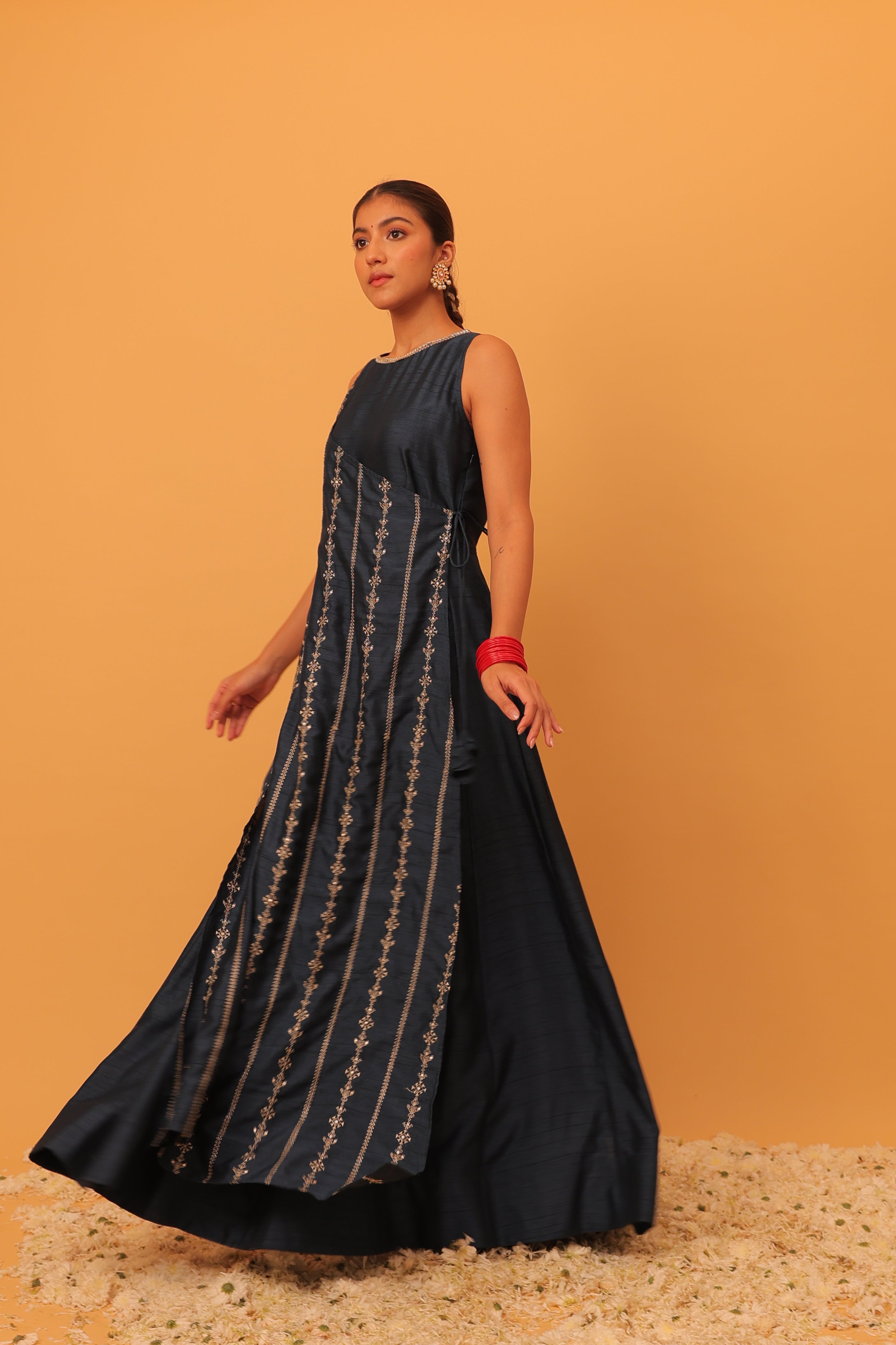 Alaya Mehfil Navy Blue Anarkali