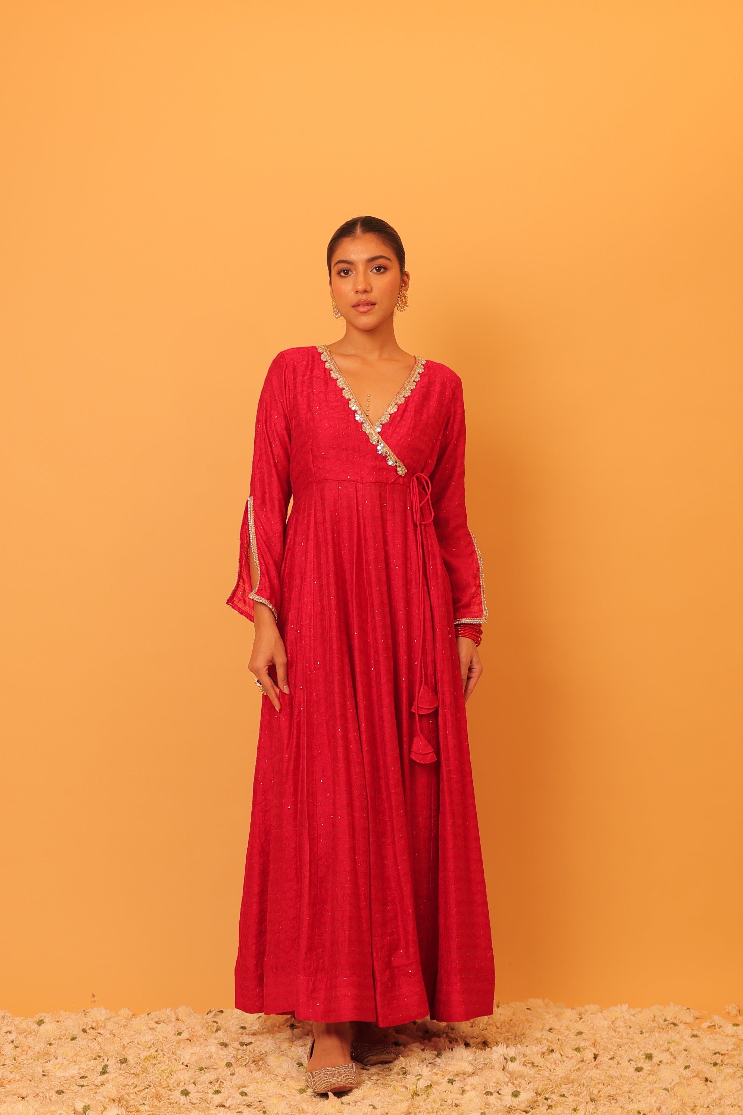 Alaya Mehfil Punch Pink Anarkali Set