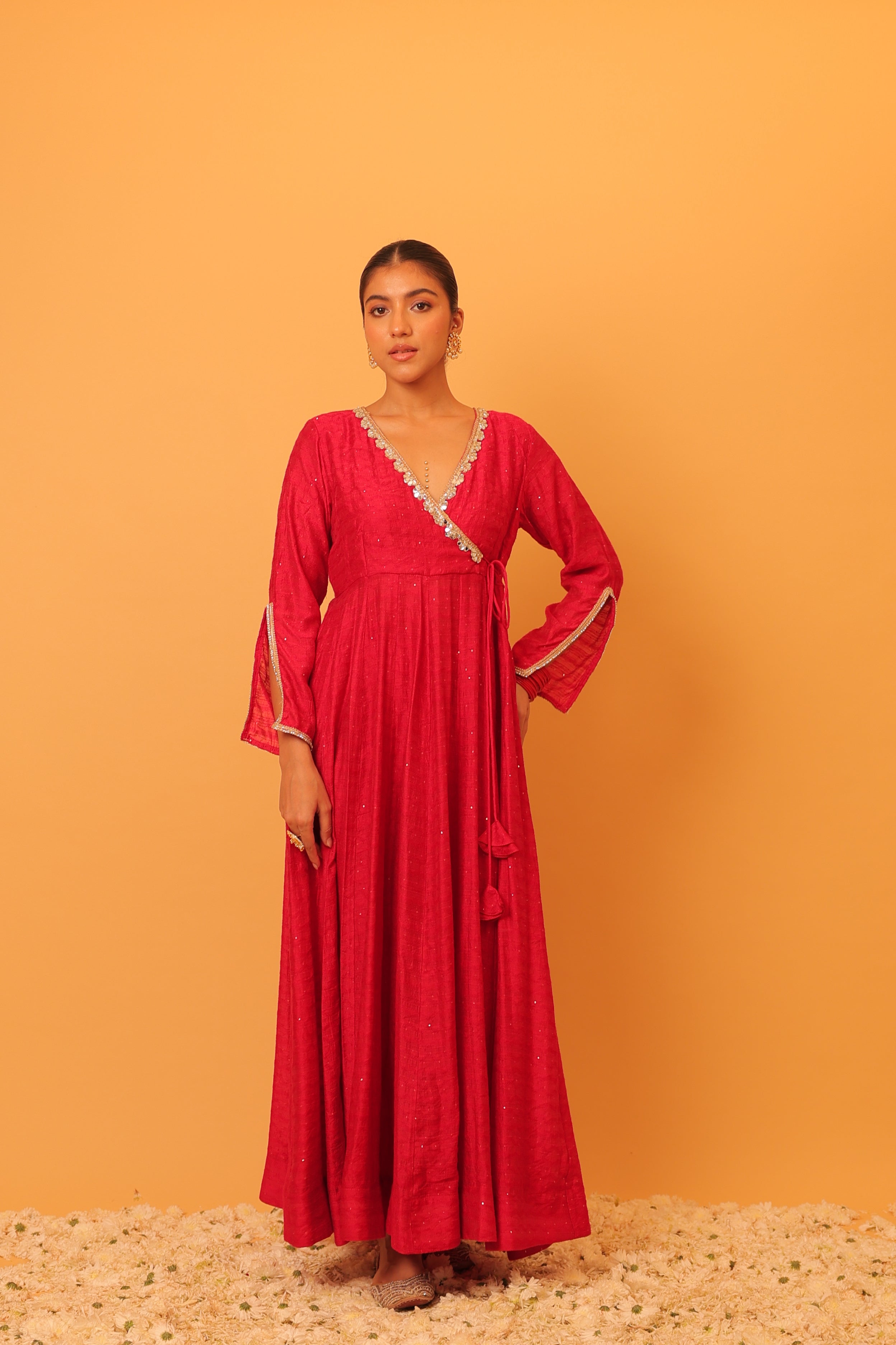 Alaya Mehfil Punch Pink Anarkali Set