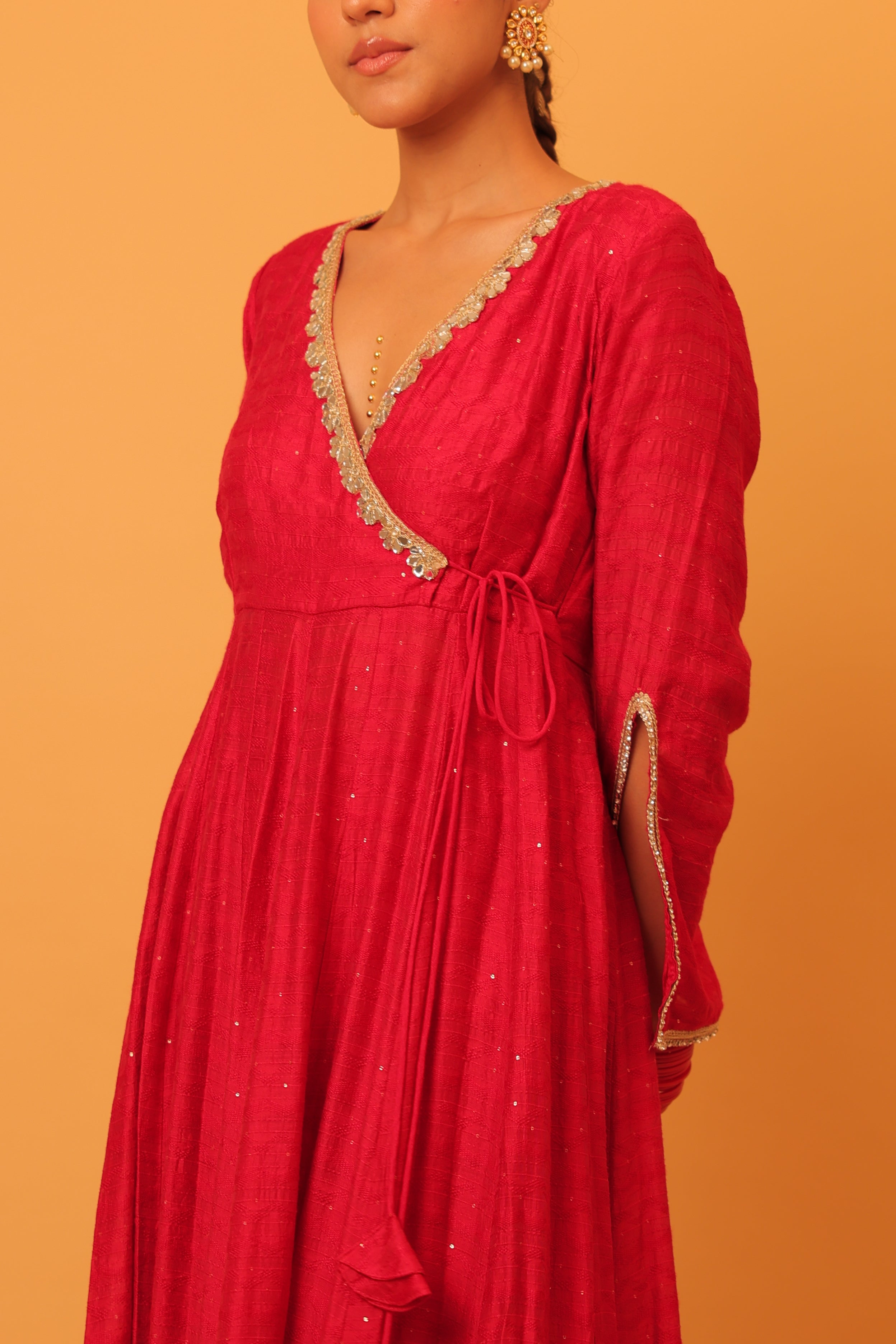 Alaya Mehfil Punch Pink Anarkali Set