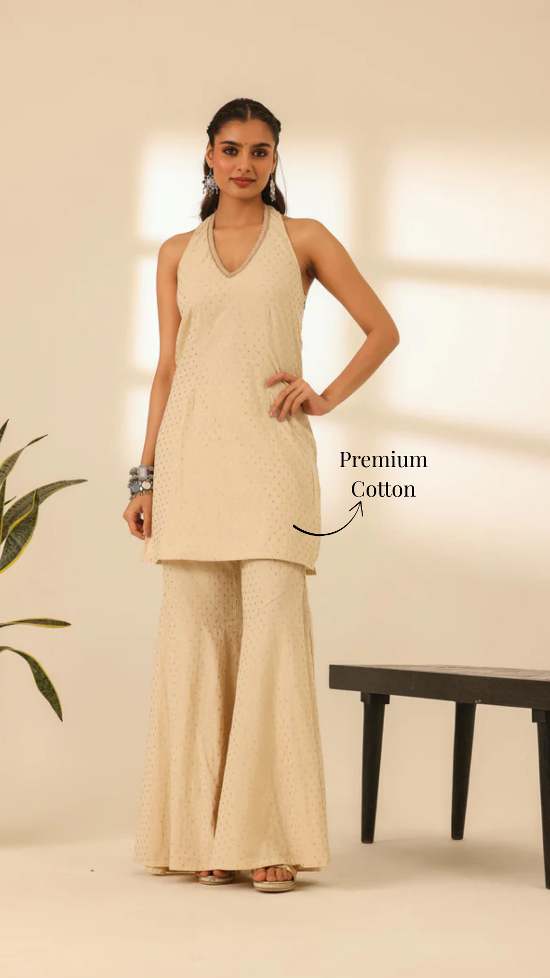 Rangrez Golden Hour Kurta Sharara Set