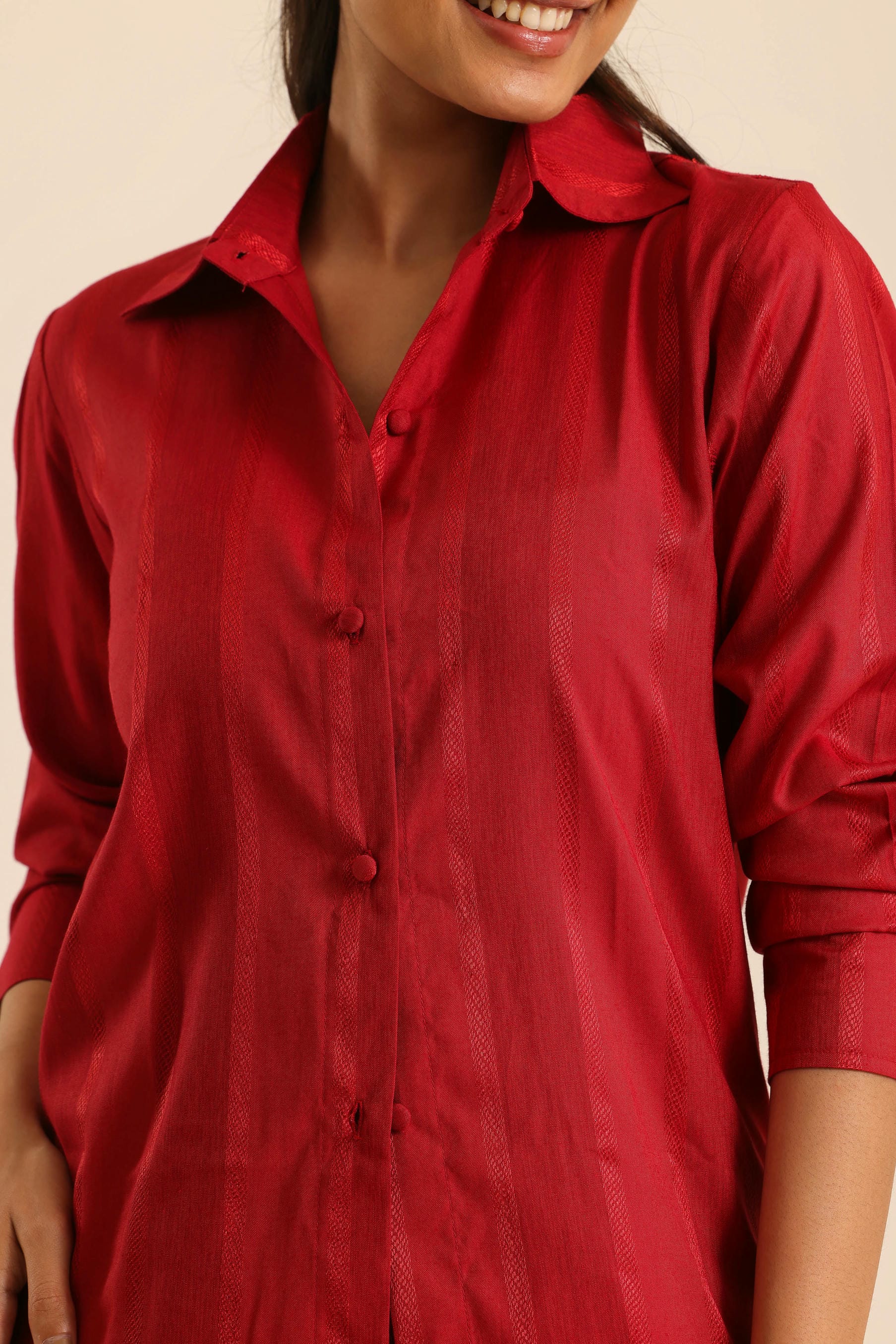 Rangrez Cherry Pop Shirt And Shorts Set