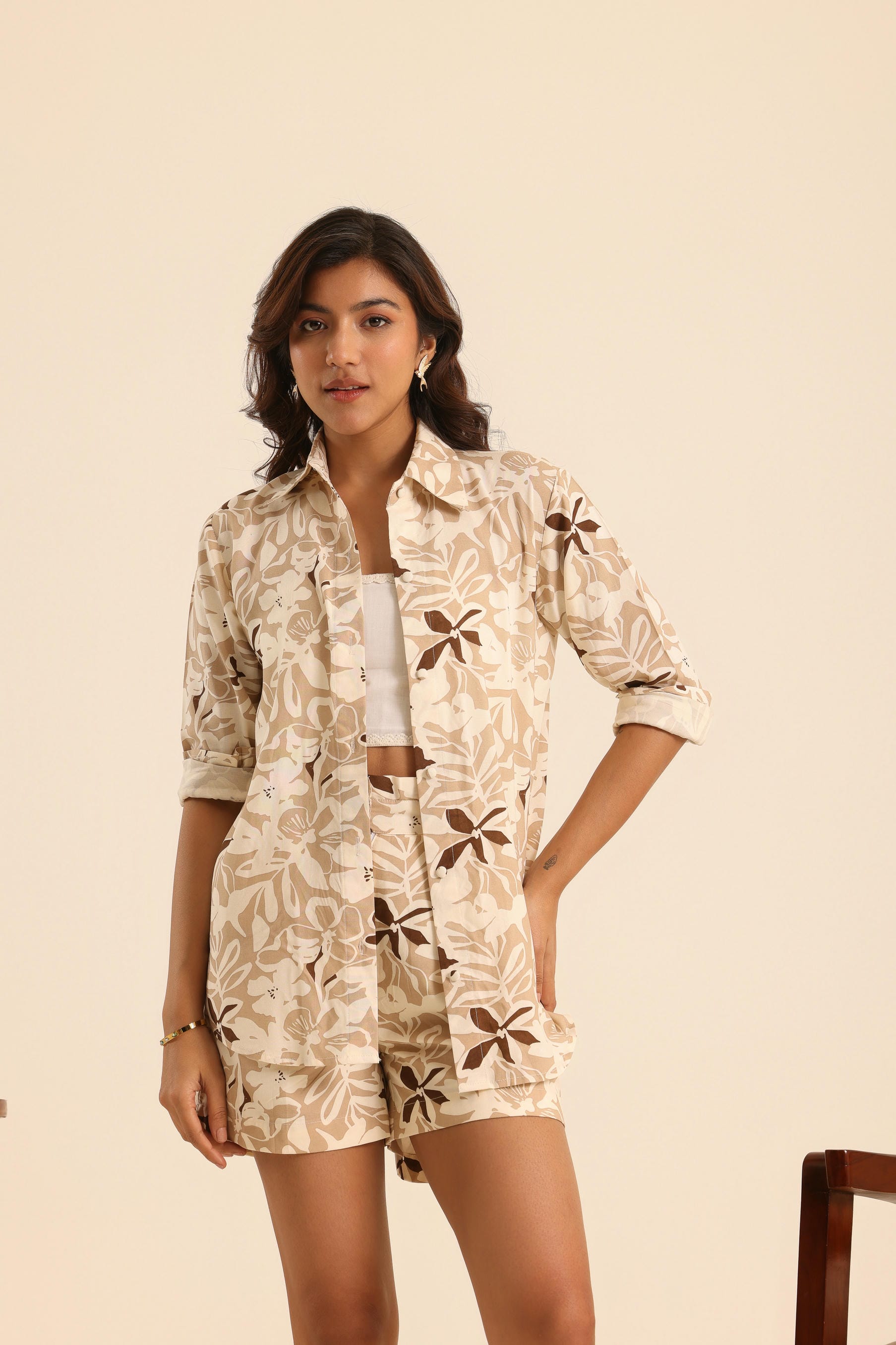 Rangrez Nutty Latte Shorts