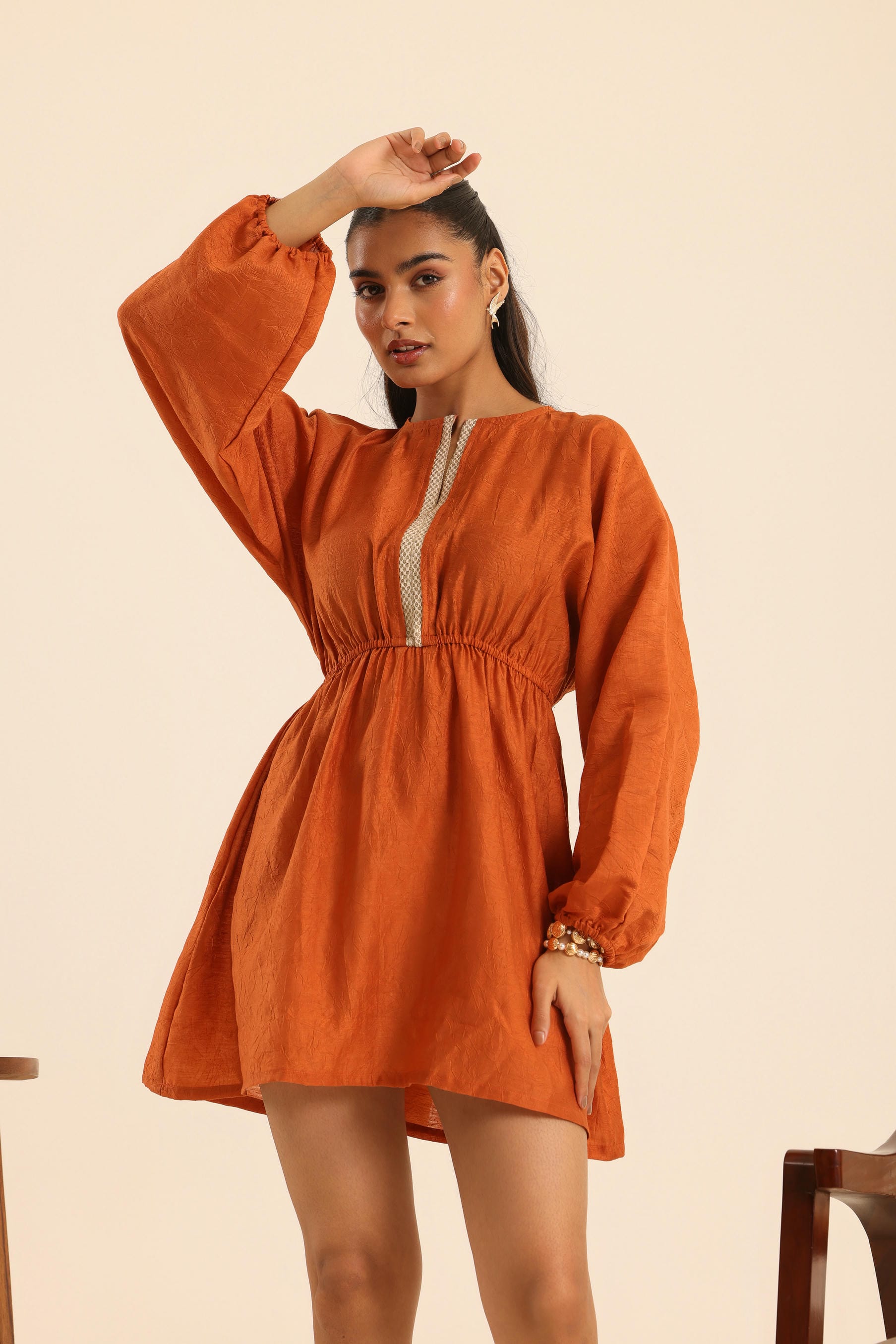 Rangrez Coral Comfort Dress