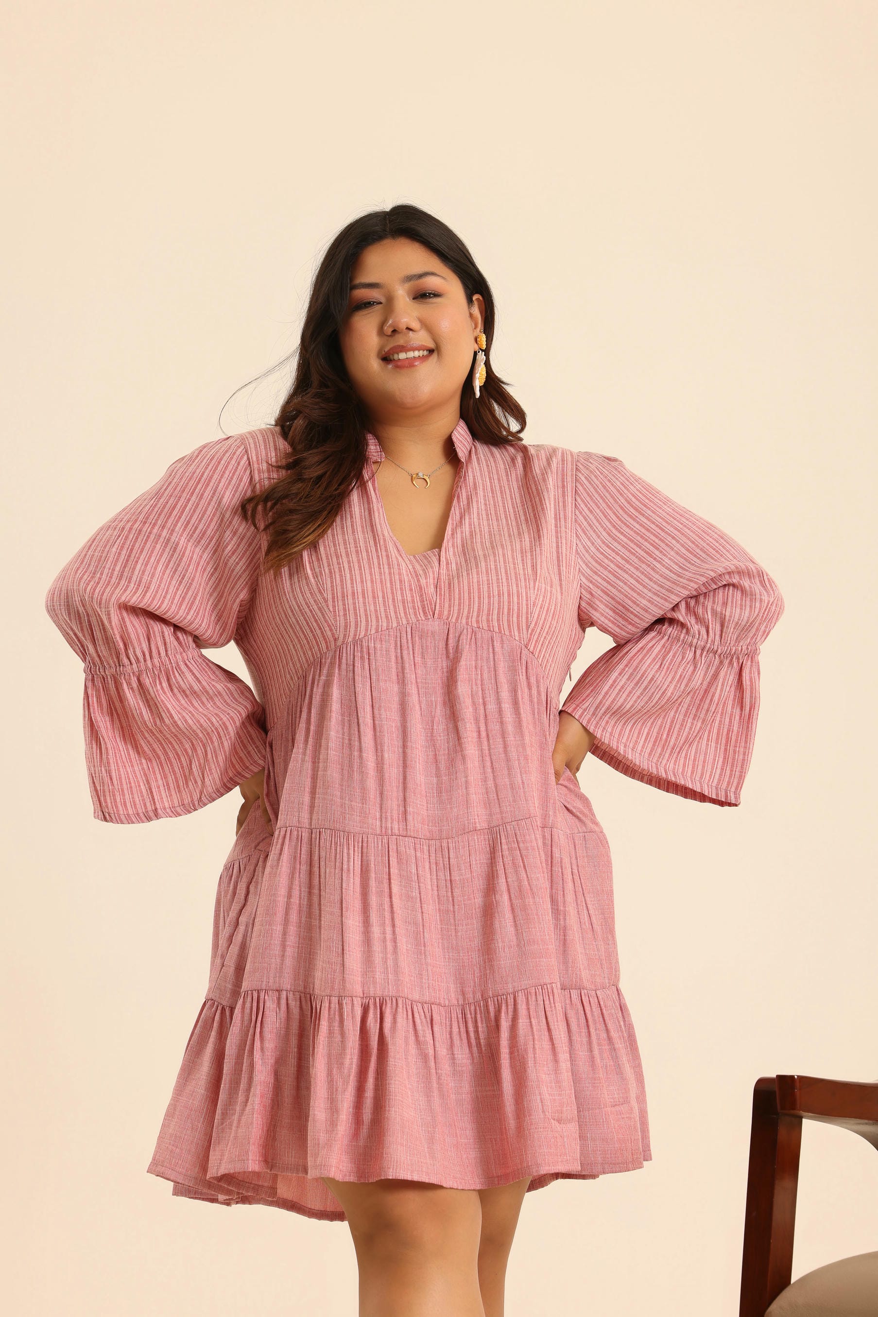 Rangrez Plush Rush Tiered Dress