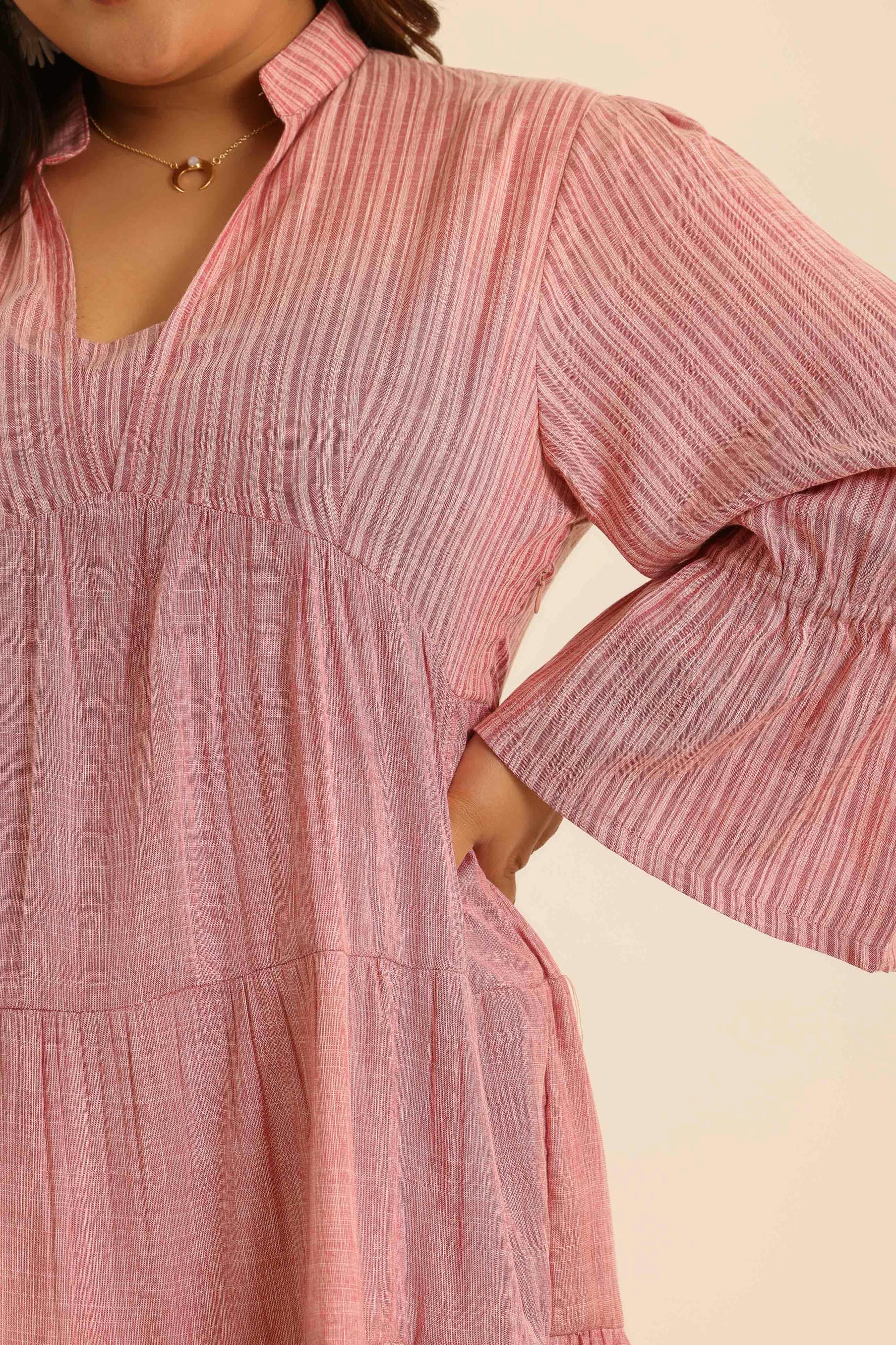 Rangrez Plush Rush Tiered Dress