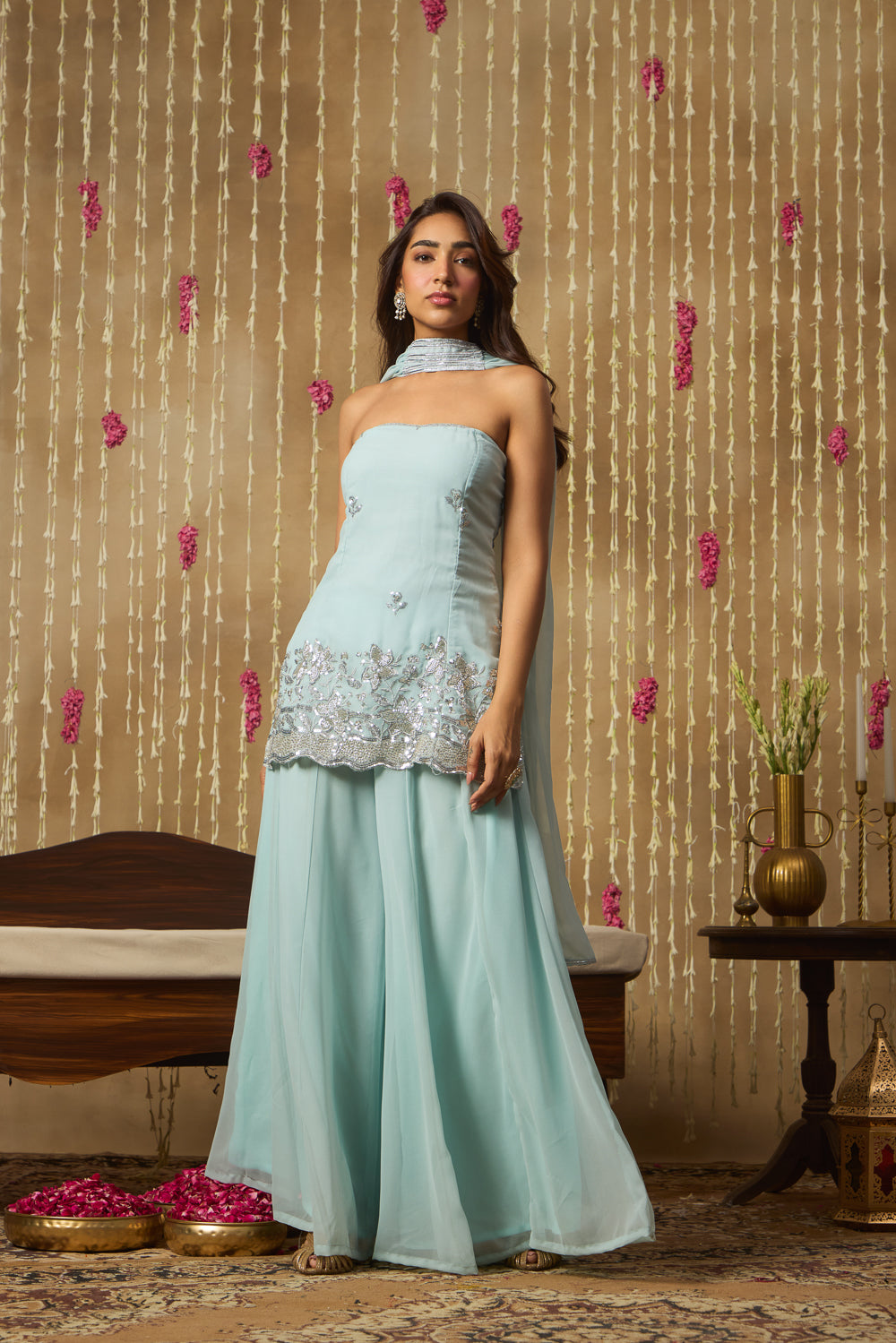 Jhoom Powder Blue Kurta Set