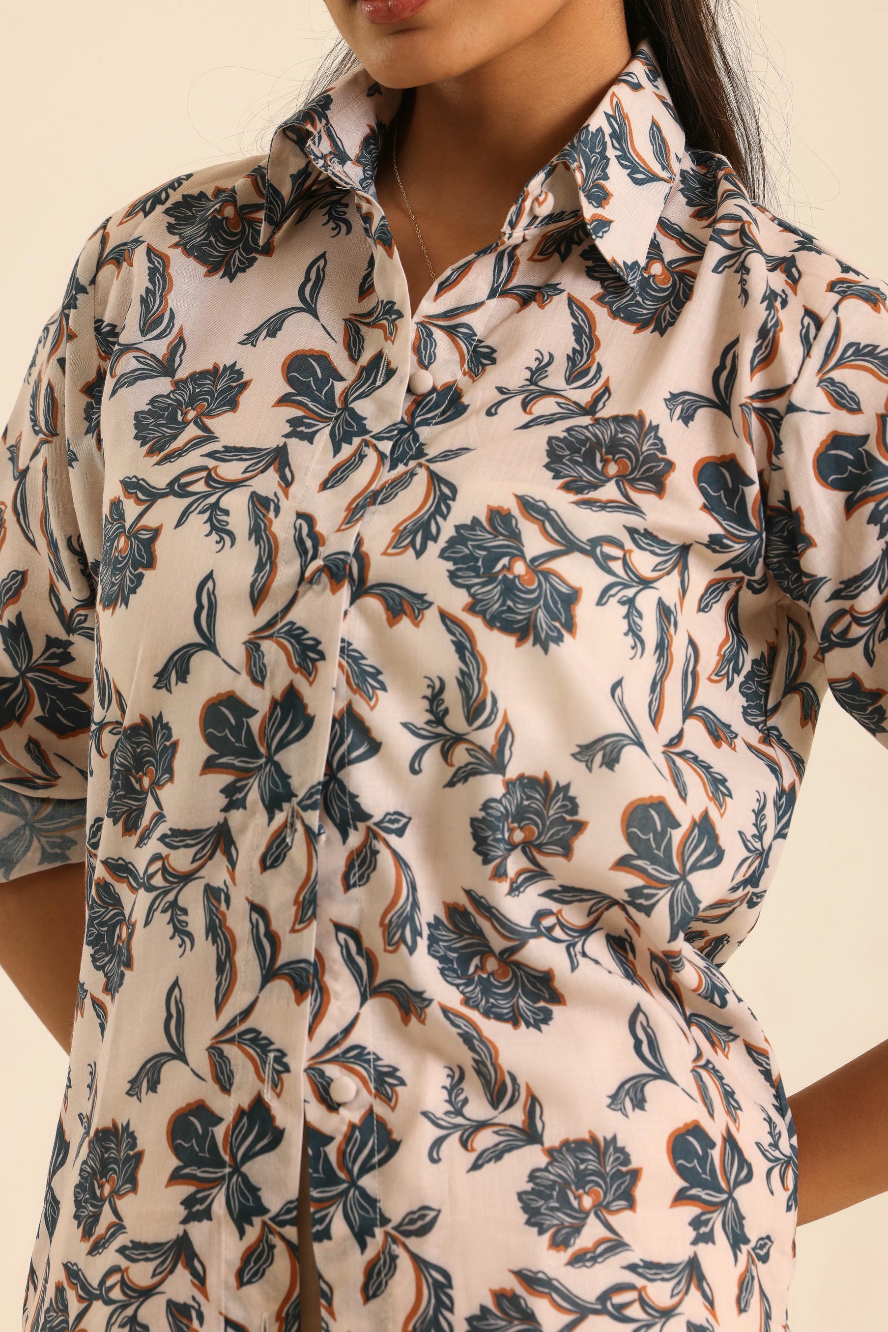 Rangrez Maple Dust Shirt And Shorts Set