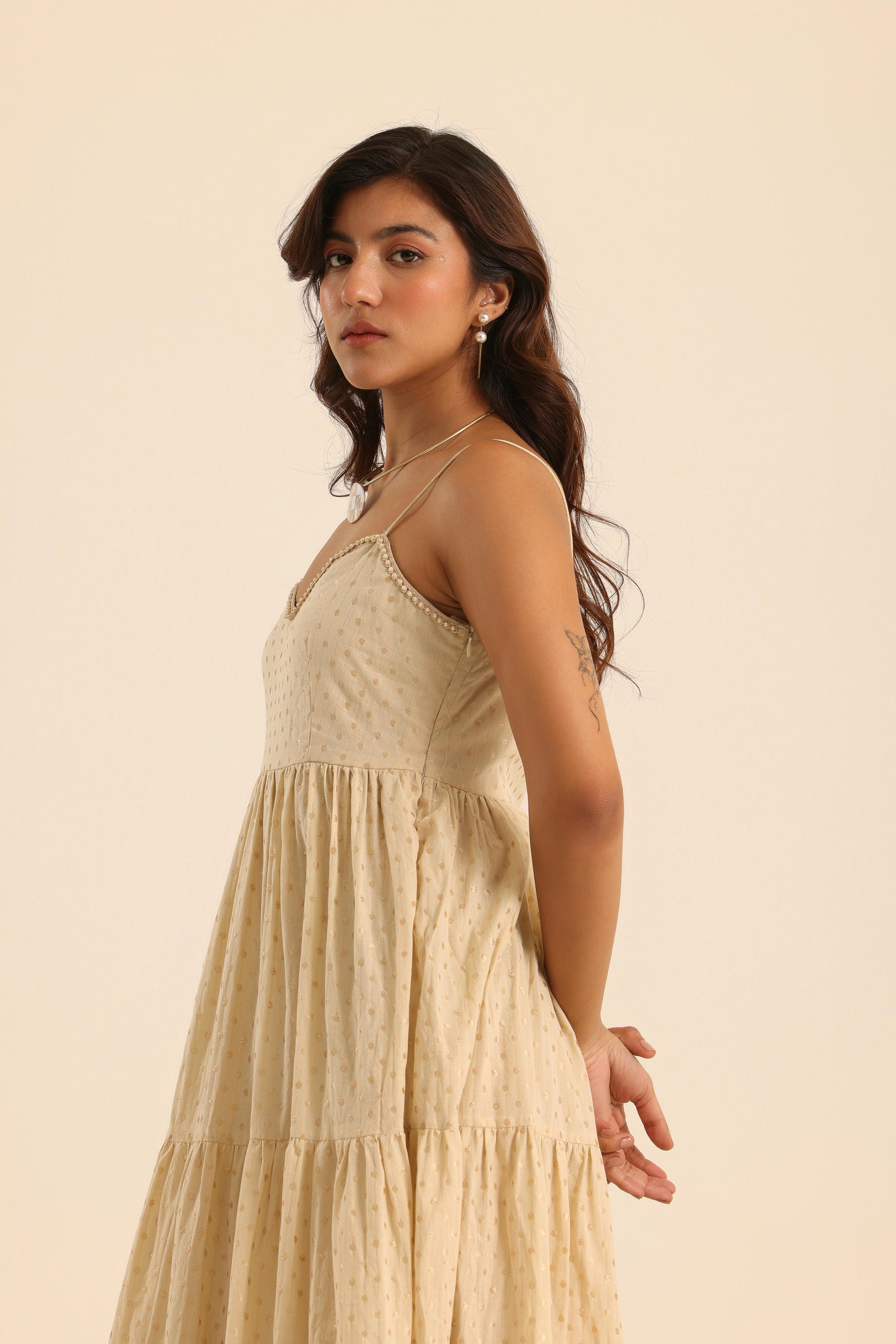 Rangrez Champagne Kiss Maxi Dress