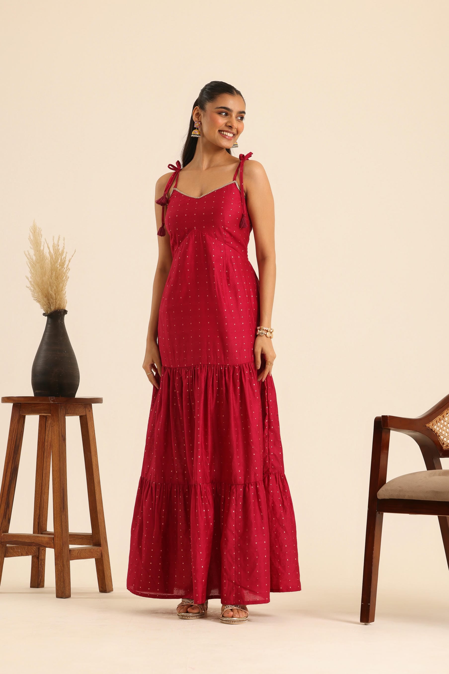 Rangrez Pink Bliss Long Dress