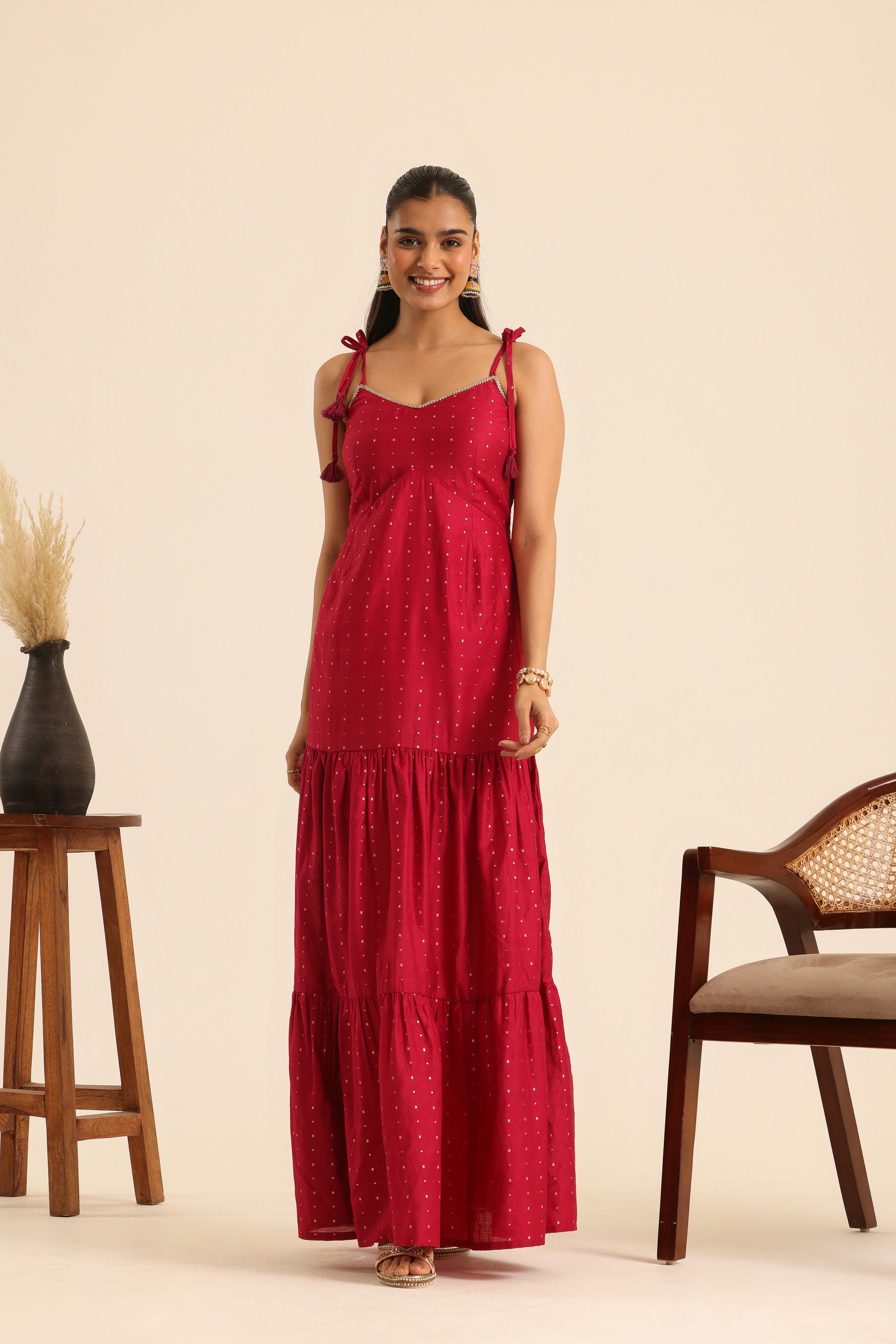 Rangrez Pink Bliss Long Dress