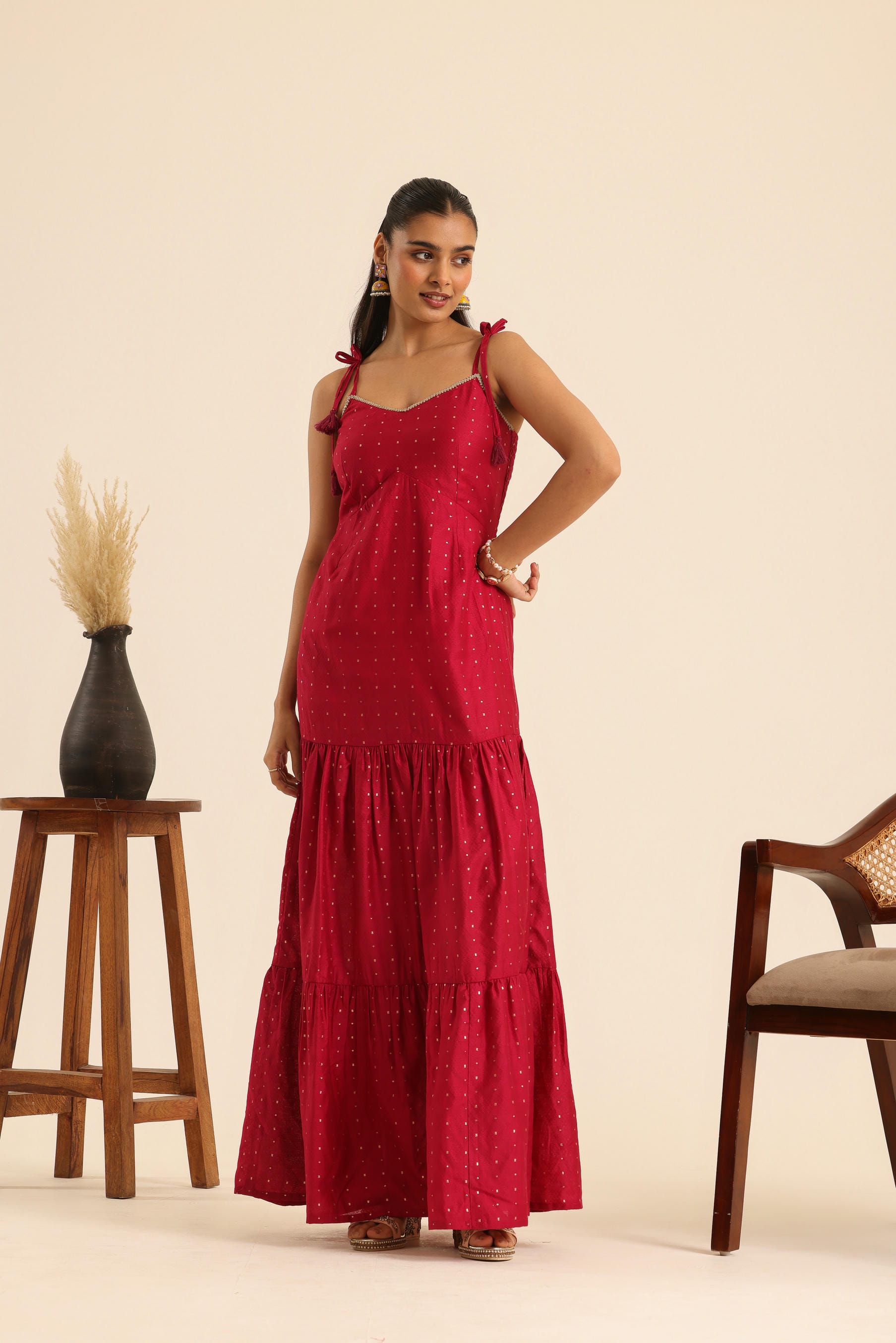 Rangrez Pink Bliss Long Dress