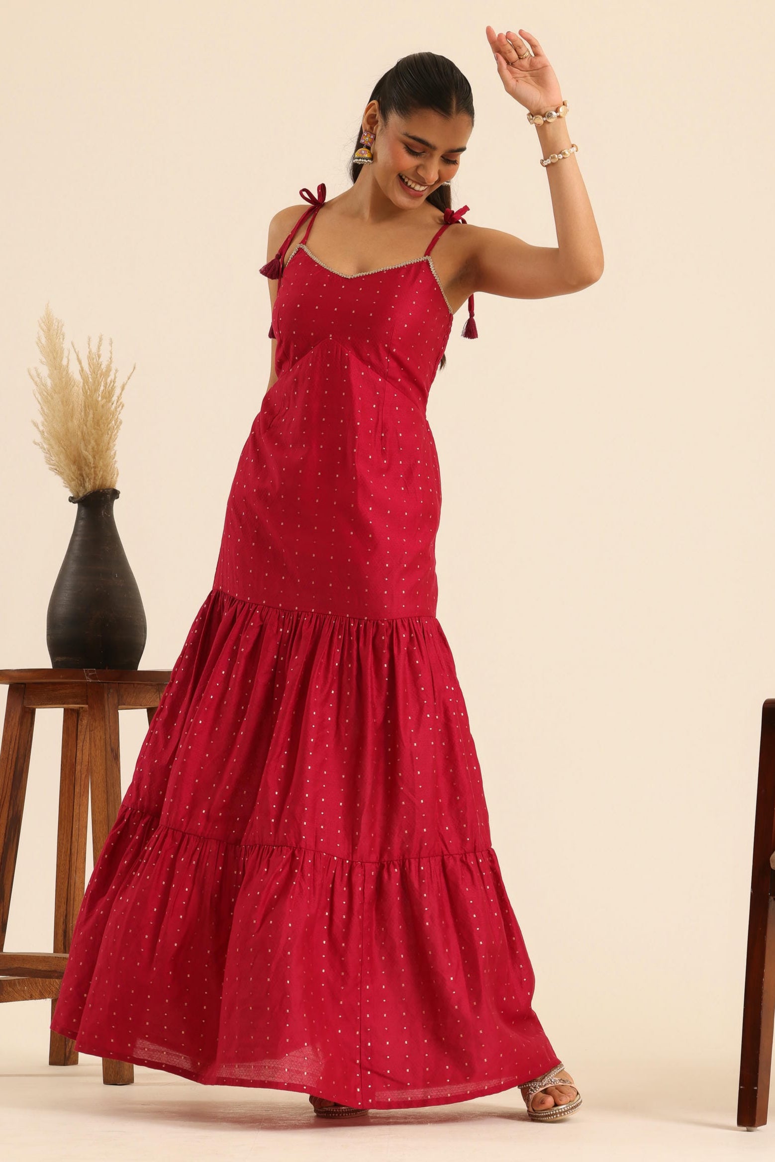 Rangrez Pink Bliss Long Dress