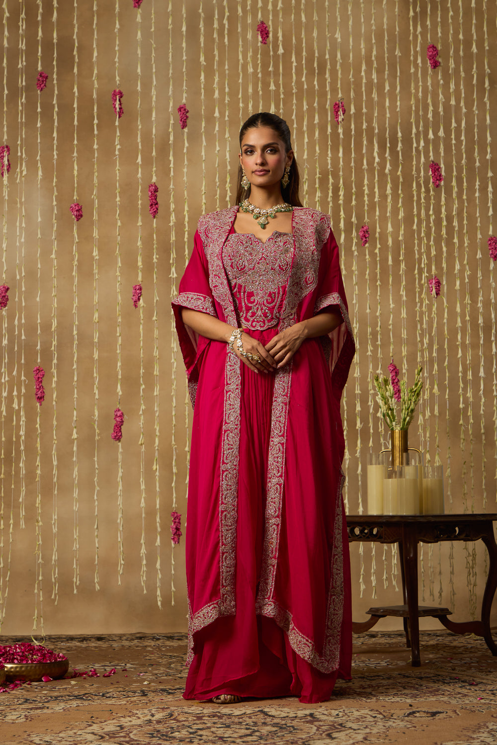 Jhoom Rani Corded Cape Set