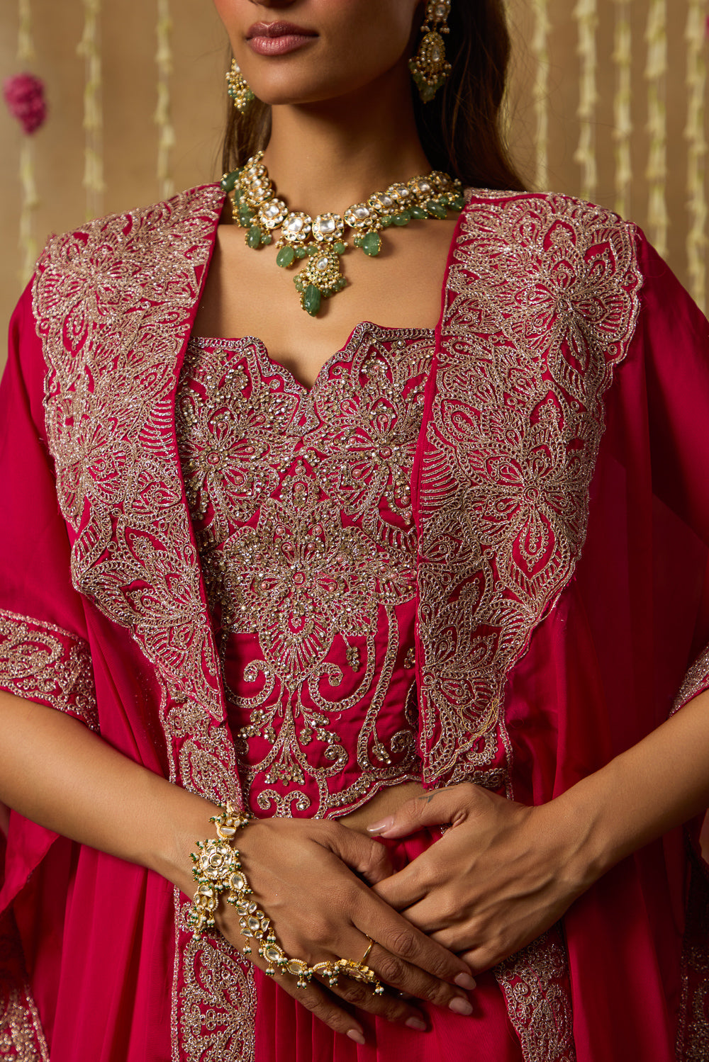 Jhoom Rani Corded Cape Set