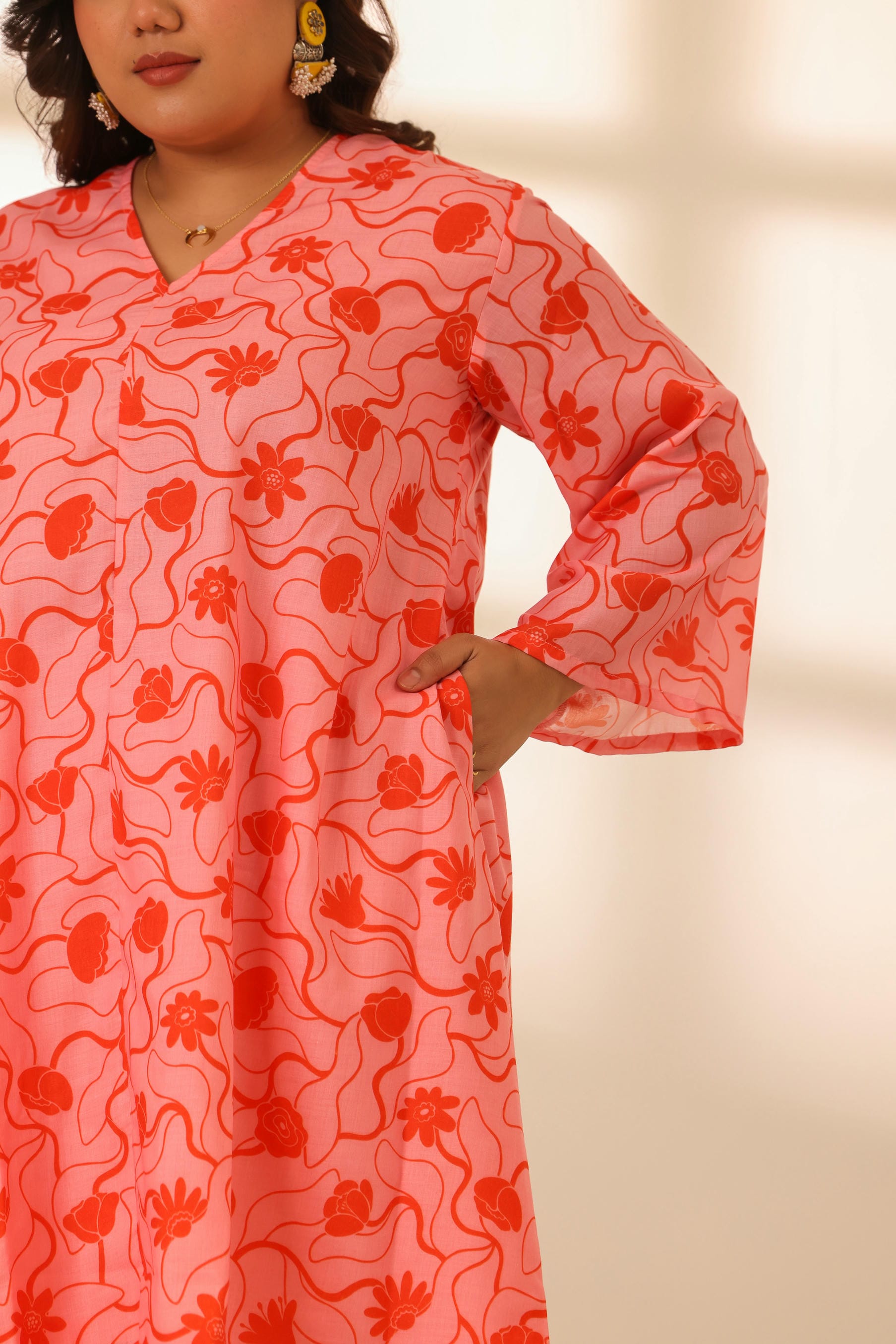 Rangrez Flamingo A Line Kurta Set