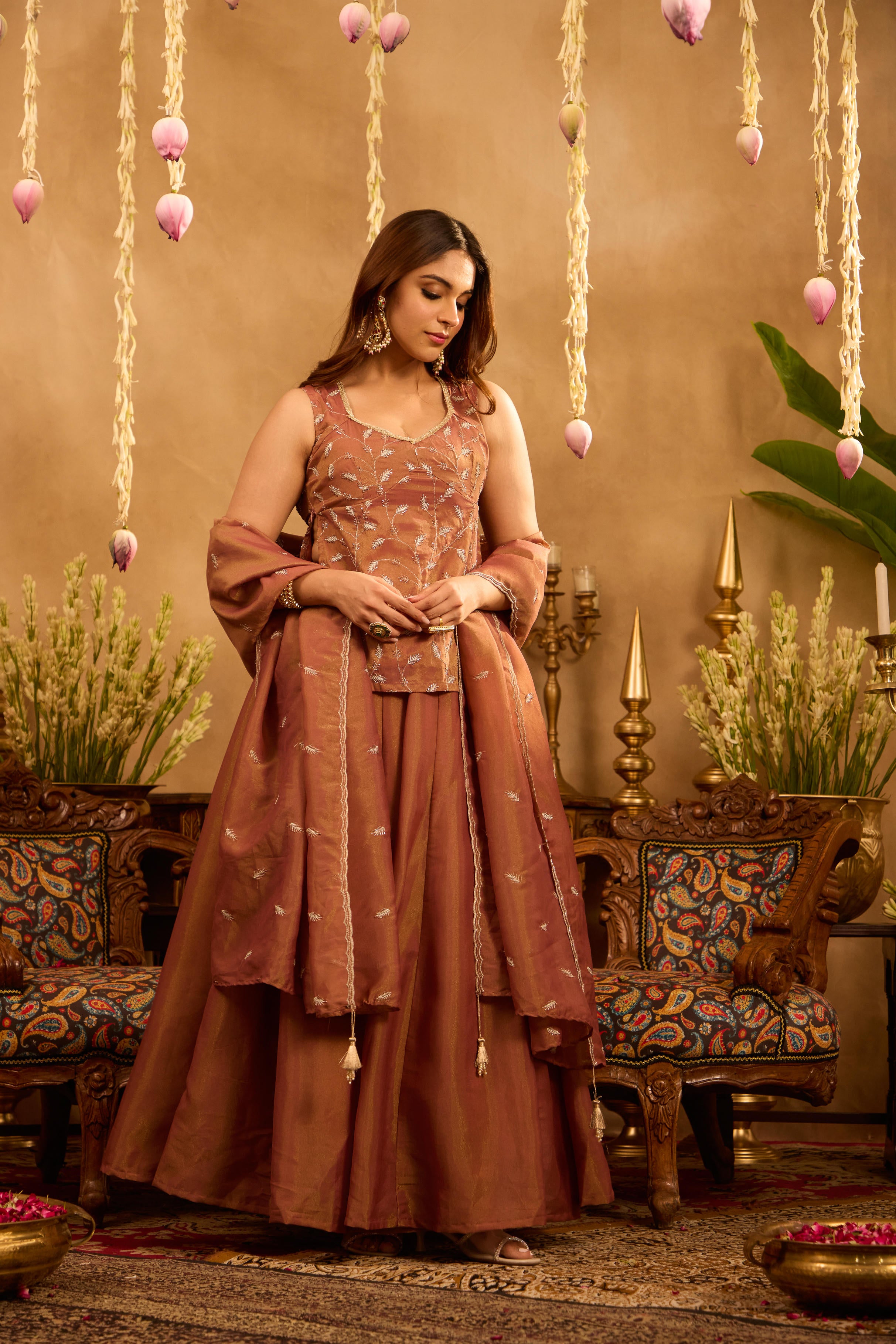 Mastaani Autumn Dust Lehenga Set