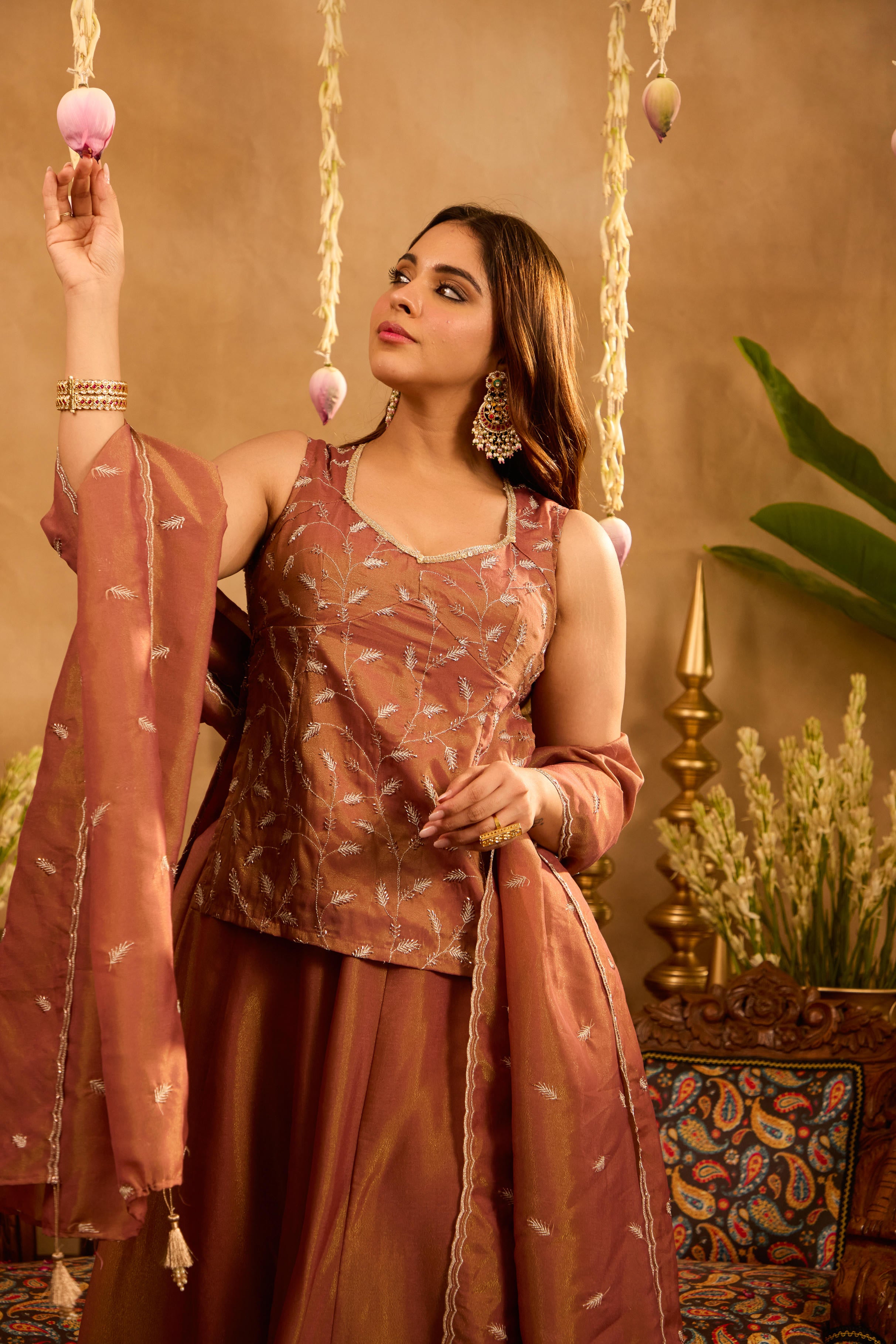 Mastaani Autumn Dust Lehenga Set