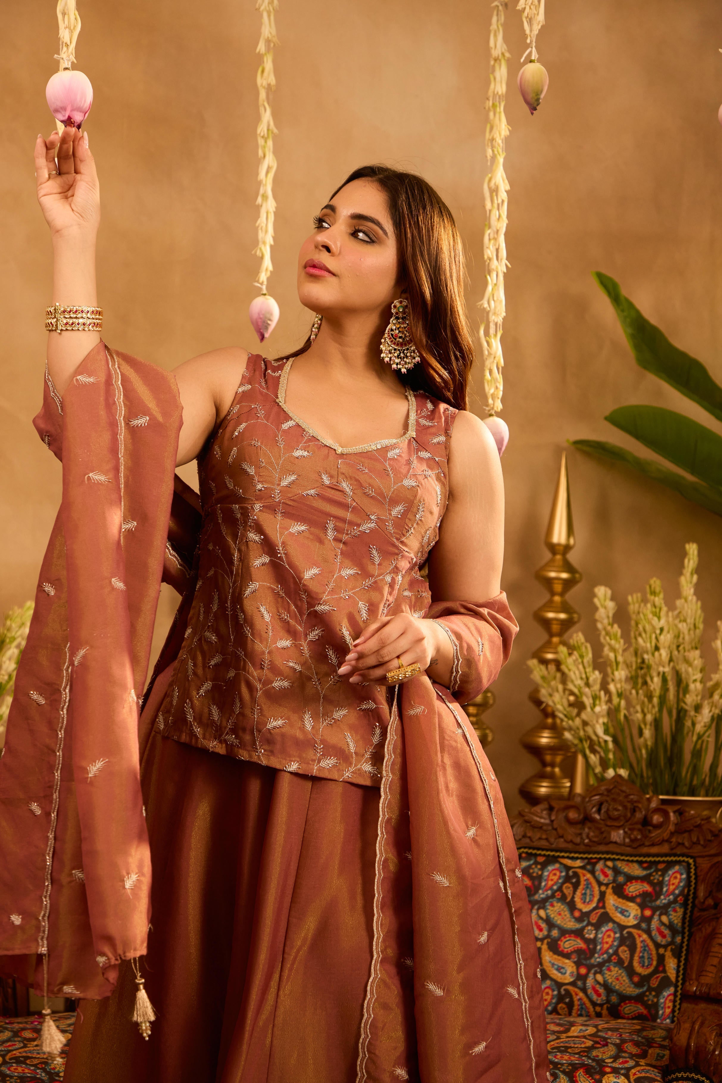 Mastaani Autumn Dust Lehenga Set