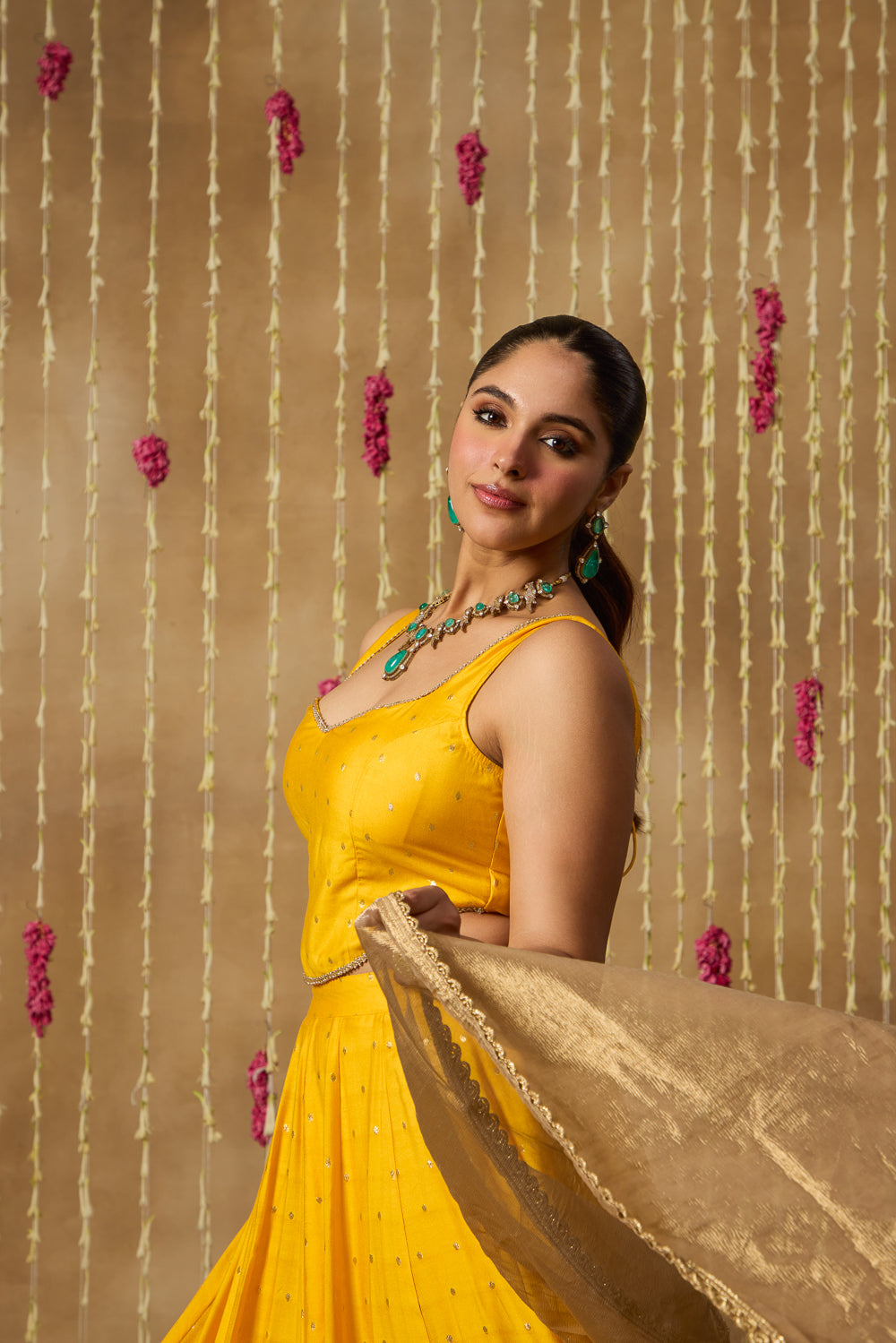 Jhoom Sunny Yellow Lehenga Set