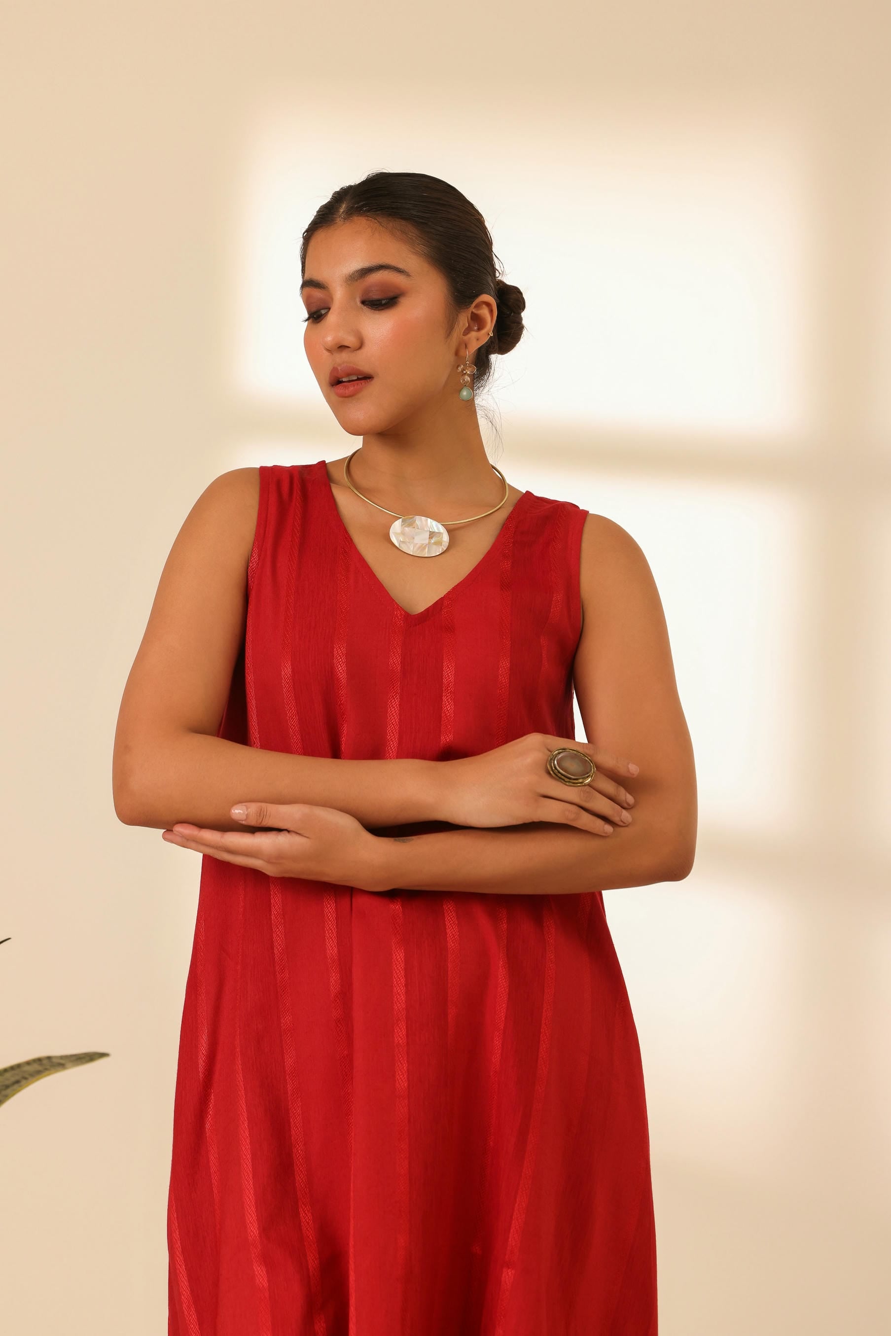 Rangrez Statement Red Kurta Set