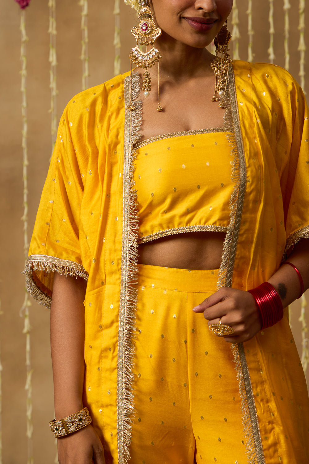 Jhoom Marigold Overlay Set