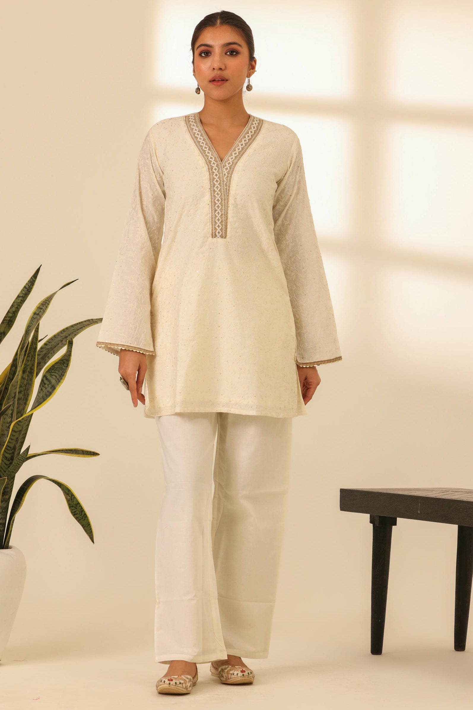Rangrez Moonlight White Pant