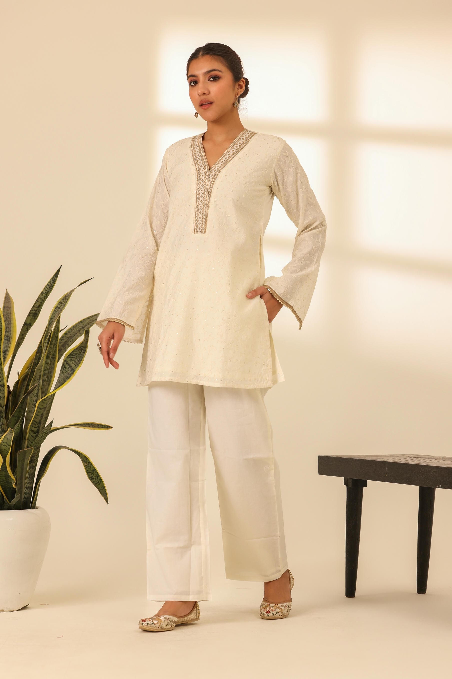 Rangrez Moonlight White Pant
