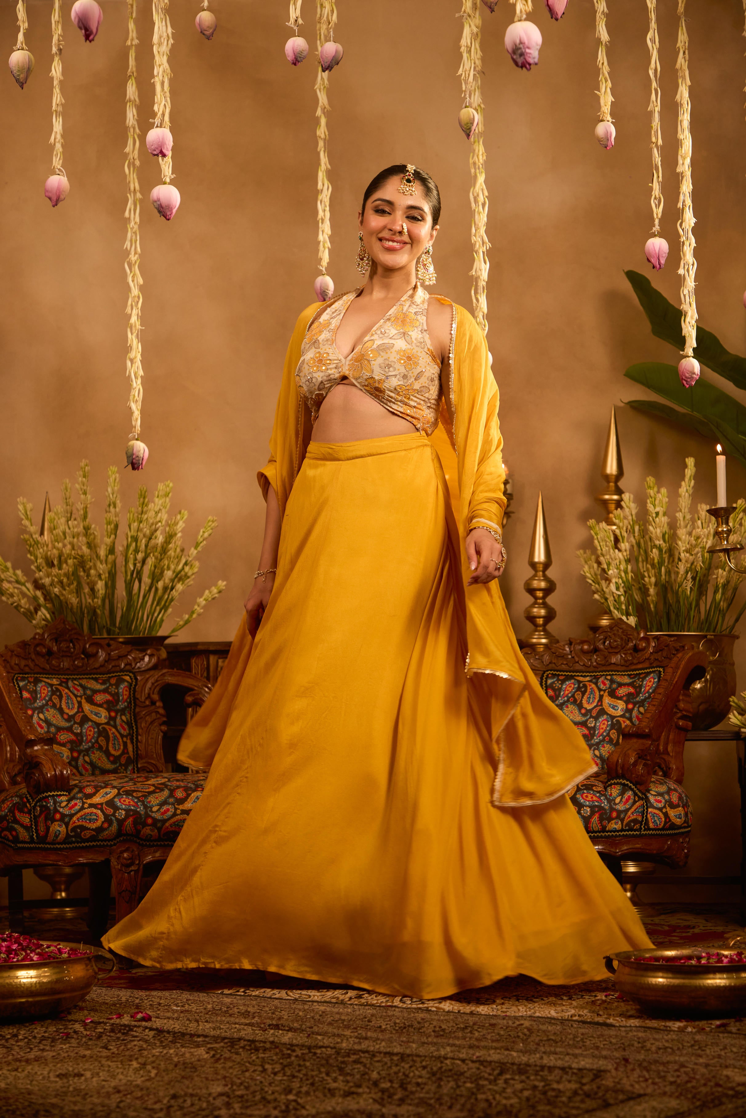 Mastaani Haldi Bloom Lehenga Set