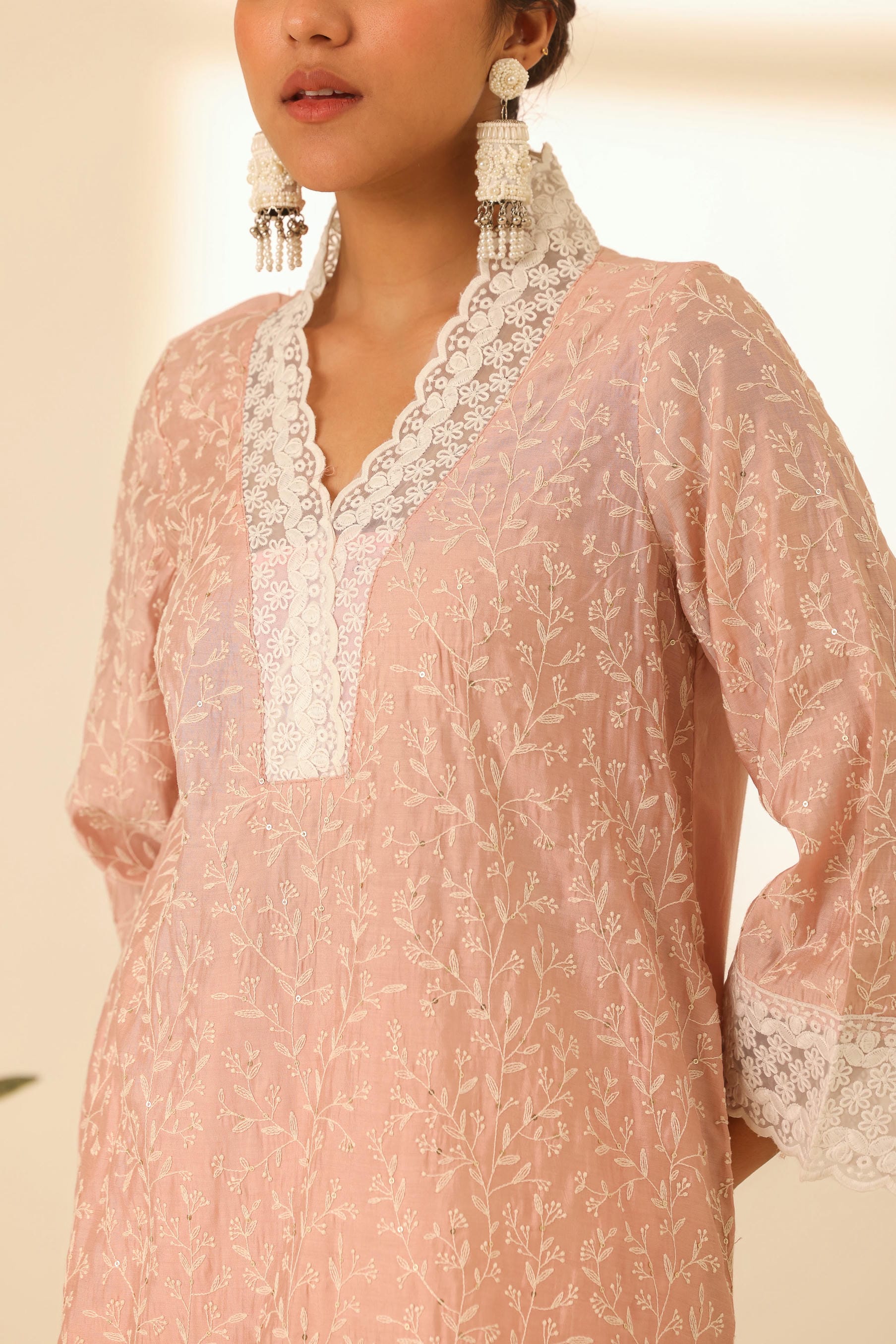 Rangrez Petal Pink Desi Tilt Kurta Set