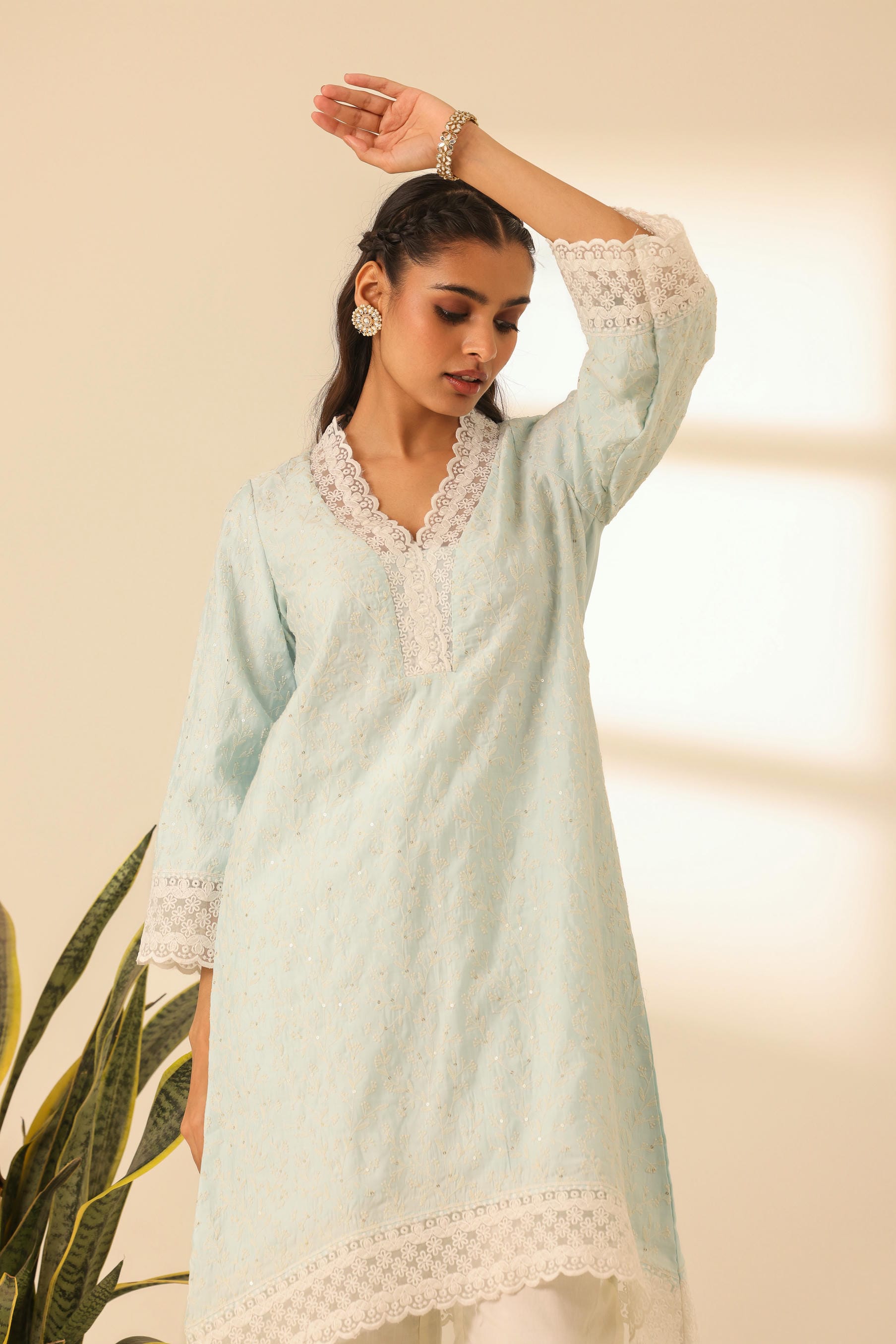 Rangrez Sky Kiss Desi Tilt Kurta