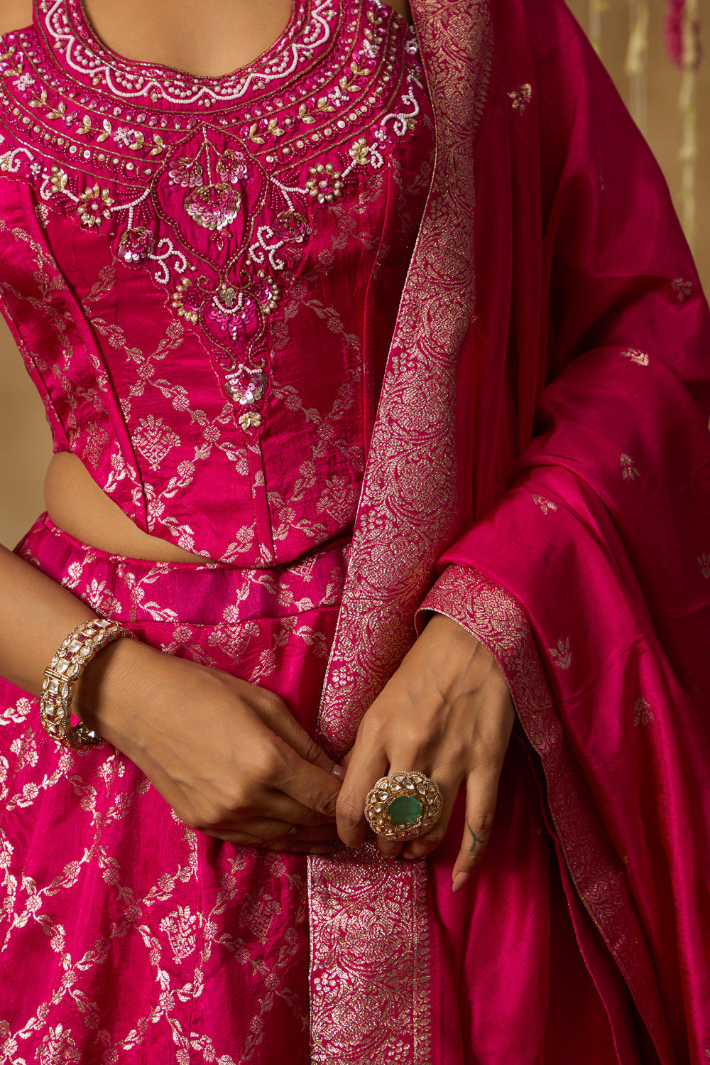 Jhoom Rani Shimmer Lehenga Set