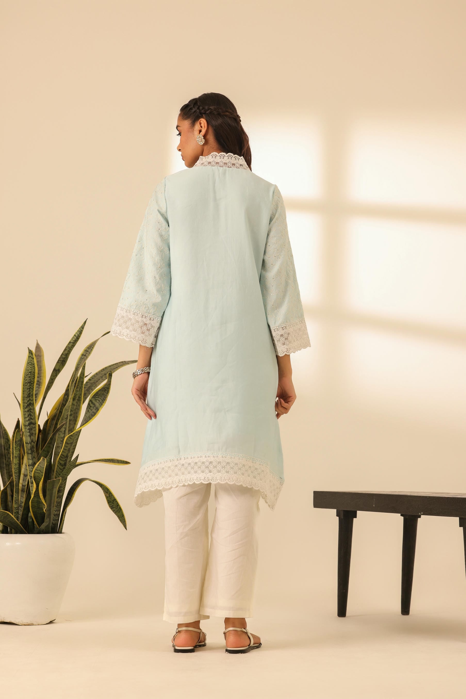 Rangrez Sky Kiss Desi Tilt Kurta