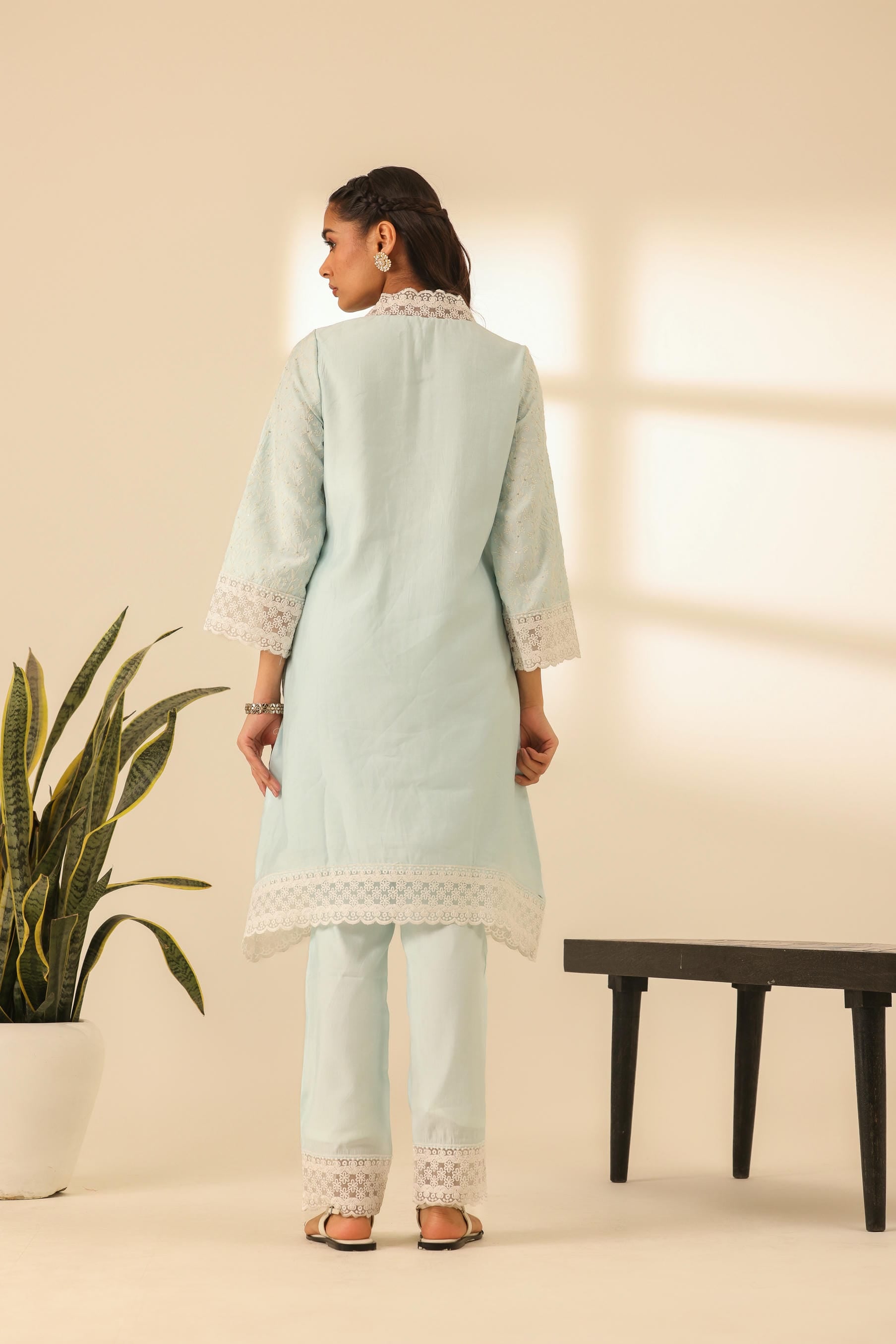 Rangrez Sky Kiss Desi Tilt Kurta Set