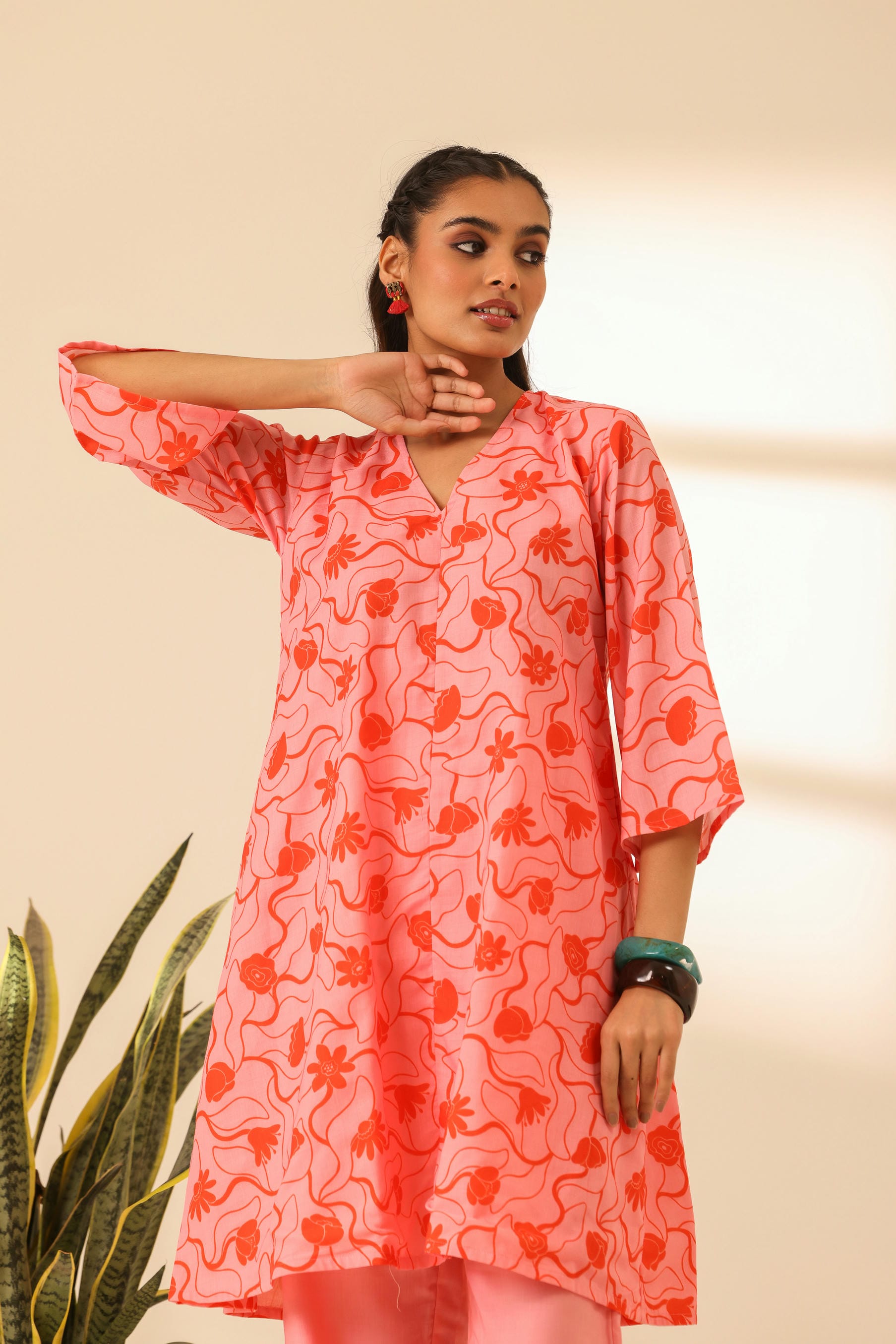 Rangrez Flamingo A Line Kurta Set