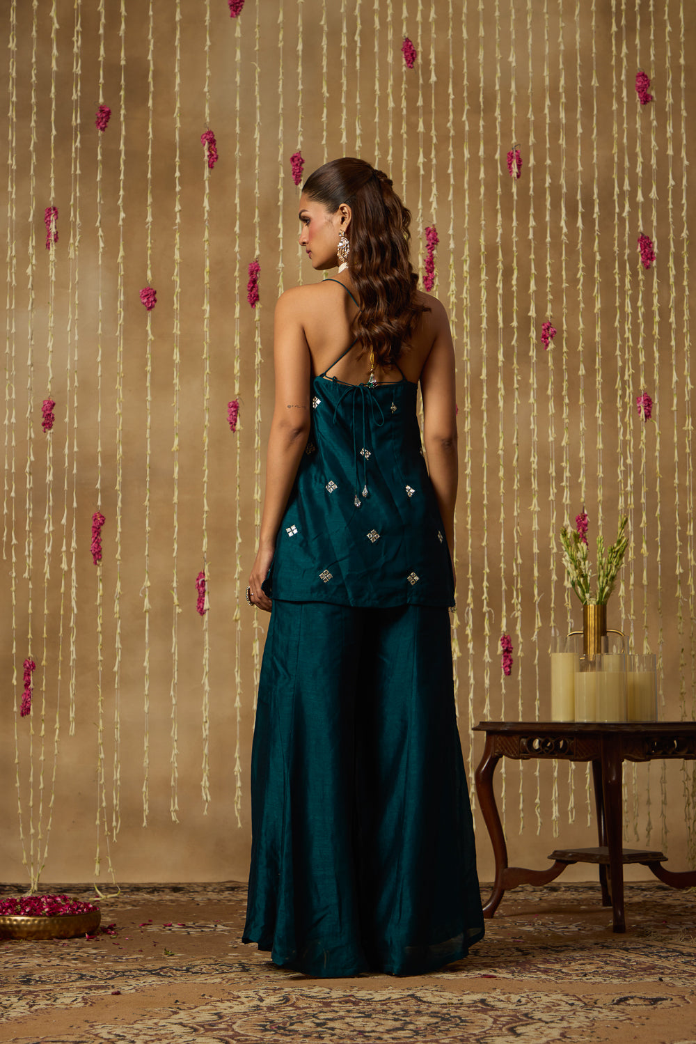 Jhoom Emerald Mirror Kurta Set